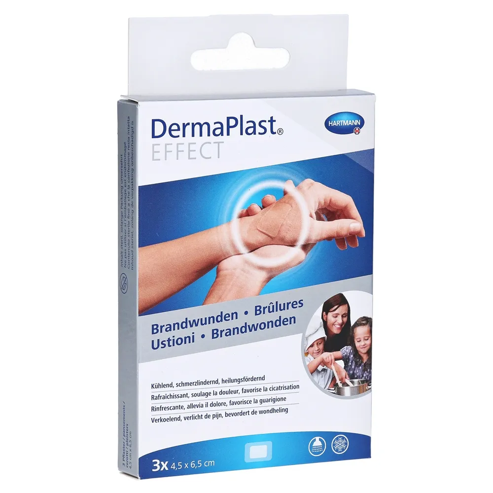 HARTMANN pleistras nudegimams DERMAPLAST EFFECT, 4.5 x 6.5cm, N3 -  