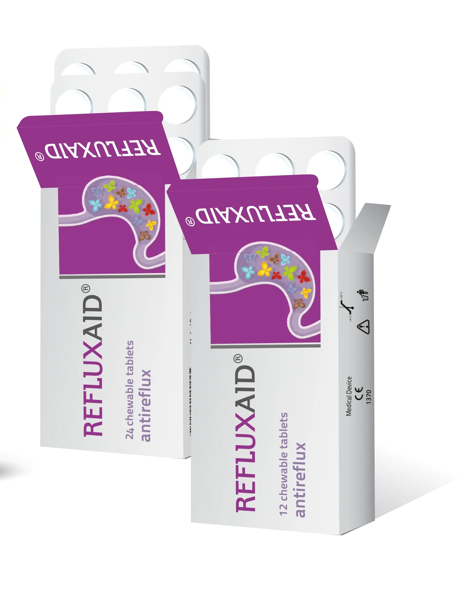 Refluxaid kramtomosios tabletės N12 refliuksui -  
