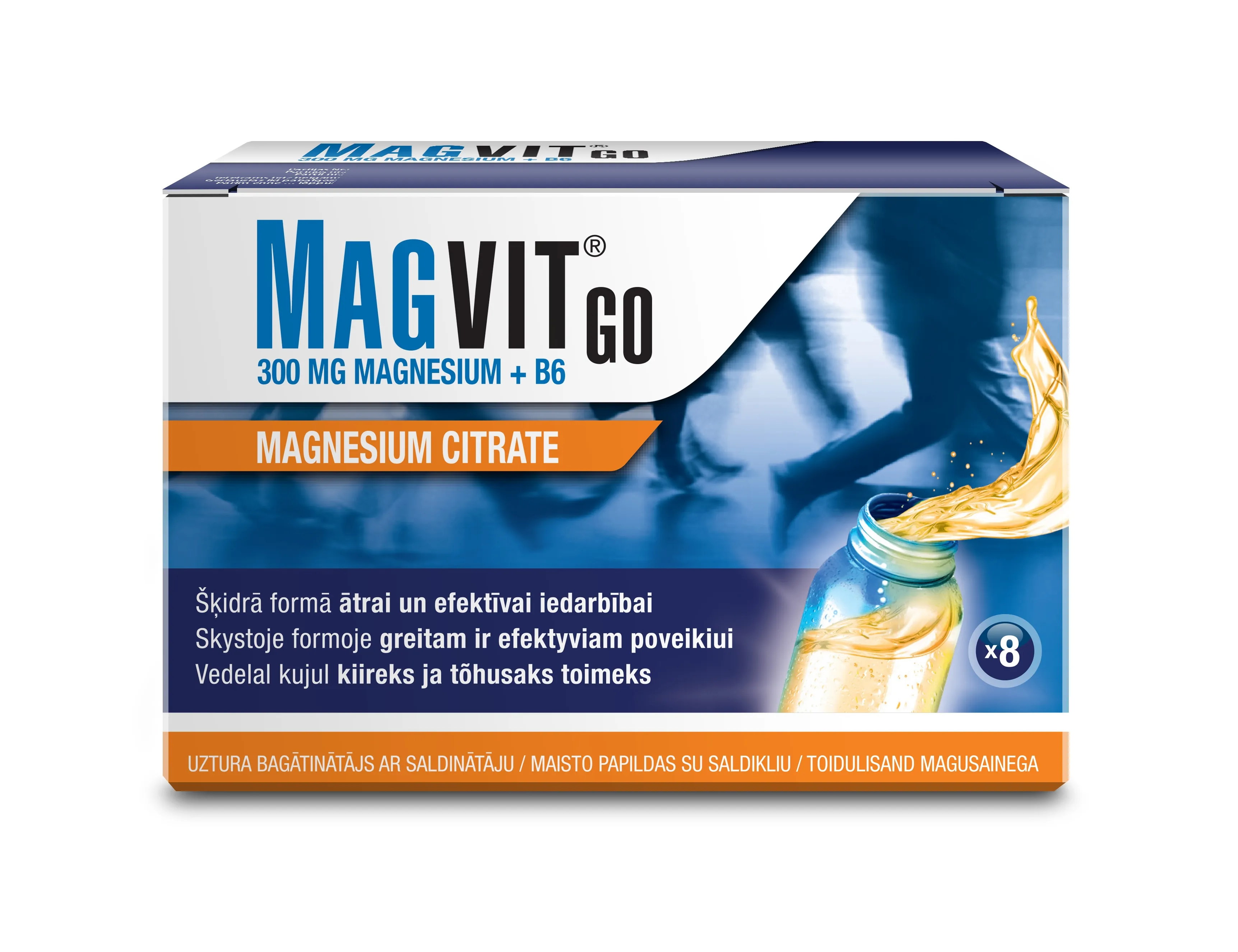Magvit GO skystis 30ml buteliukai, N8 -  
