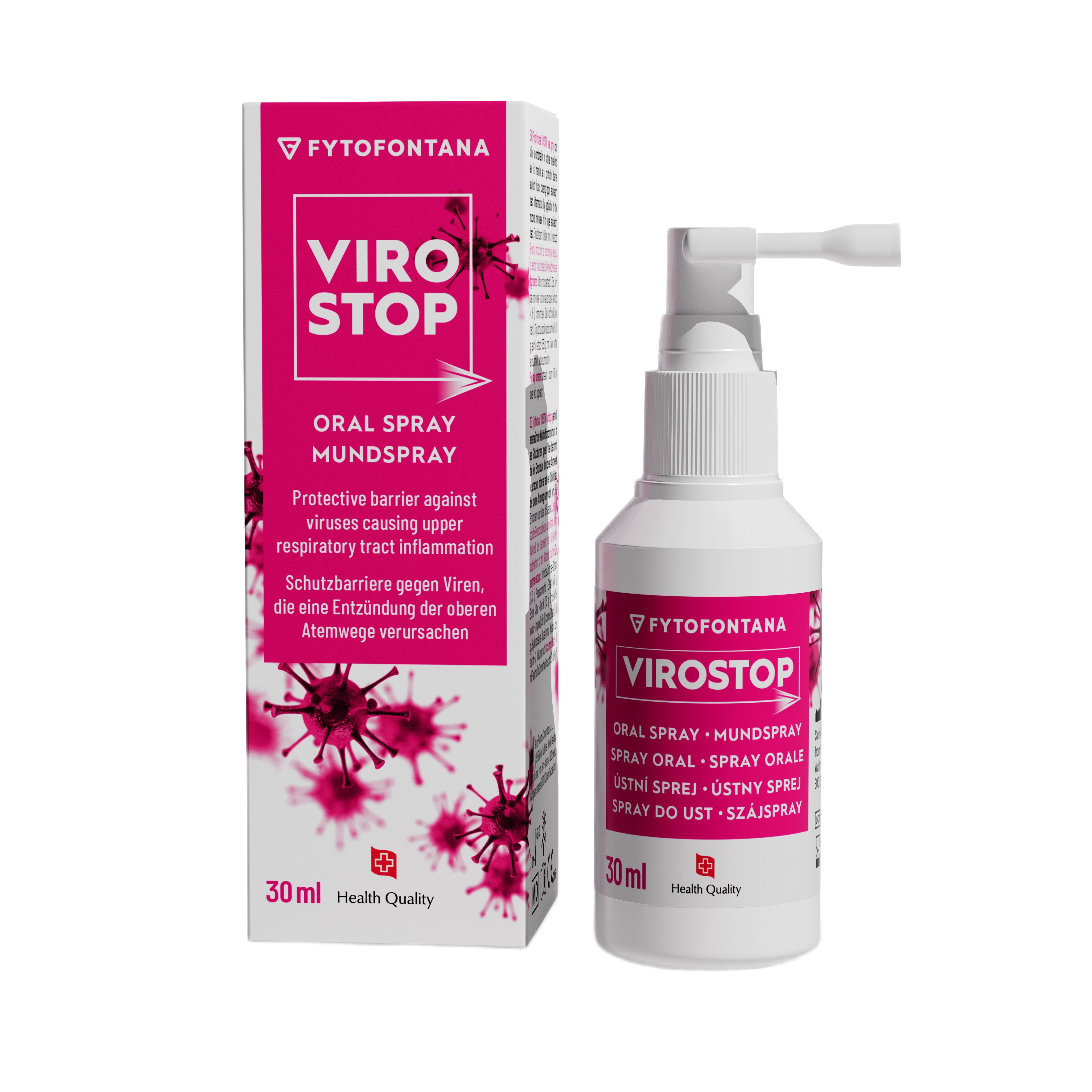 FYTOFONTANA VIROSTOP burnos purškalas apsaugai nuo virusų, 30 ml -  