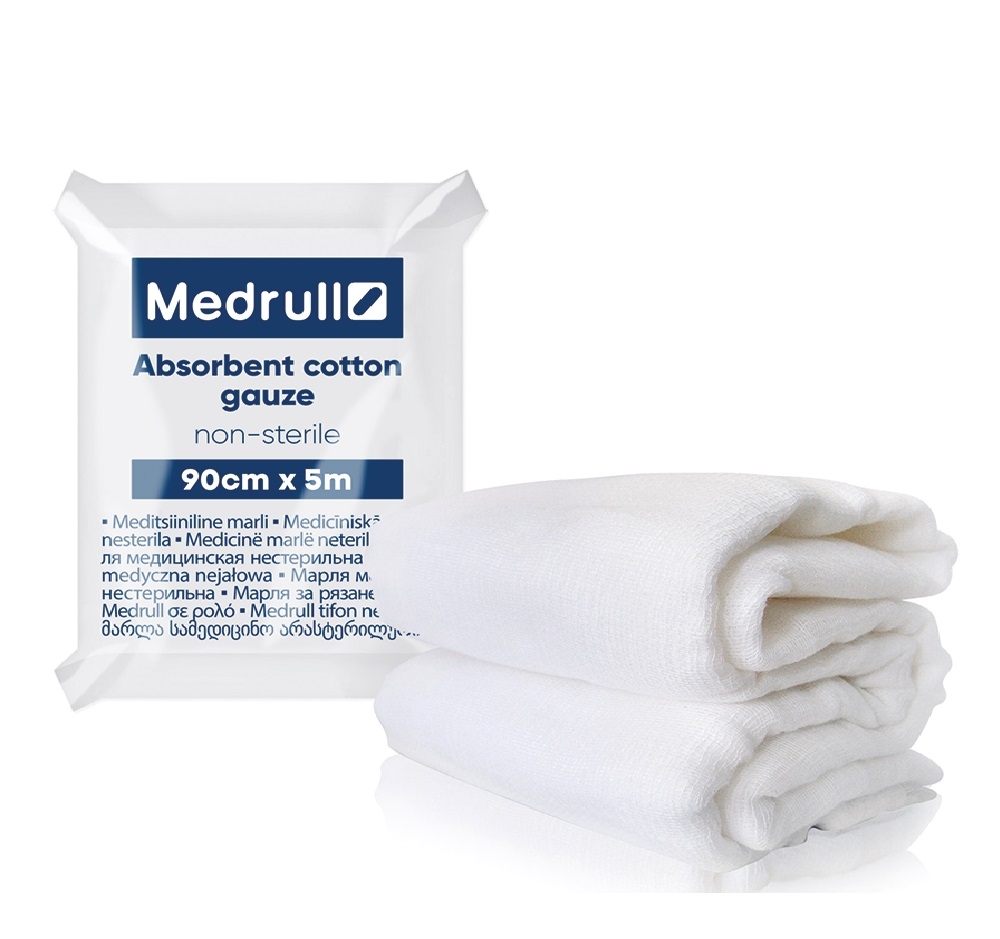 MEDRULL medicininė marlė, 5 m x 90 cm -  
