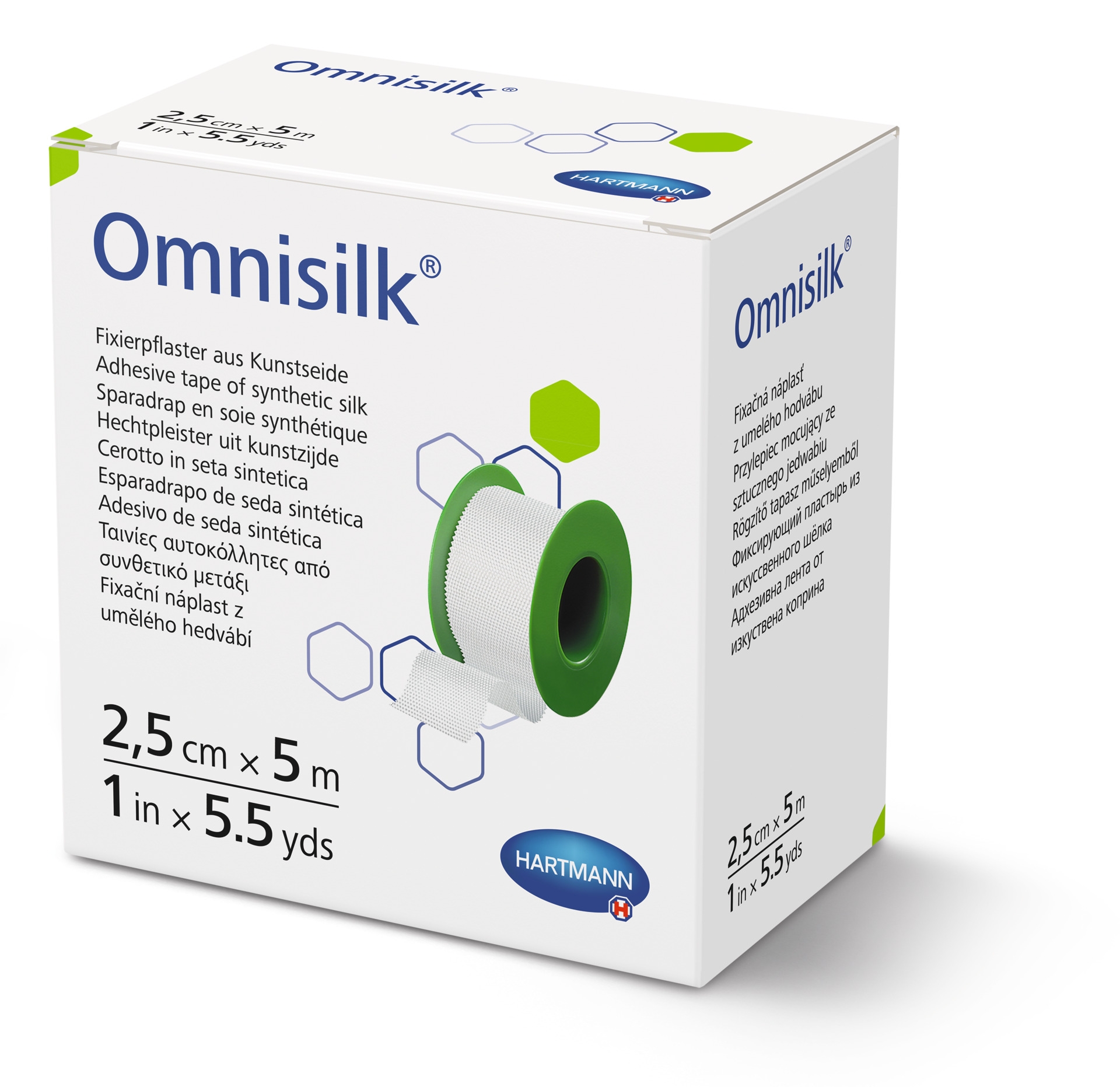 Omnisilk pleistras, 2.5 cm x 5m,  1vnt. -  