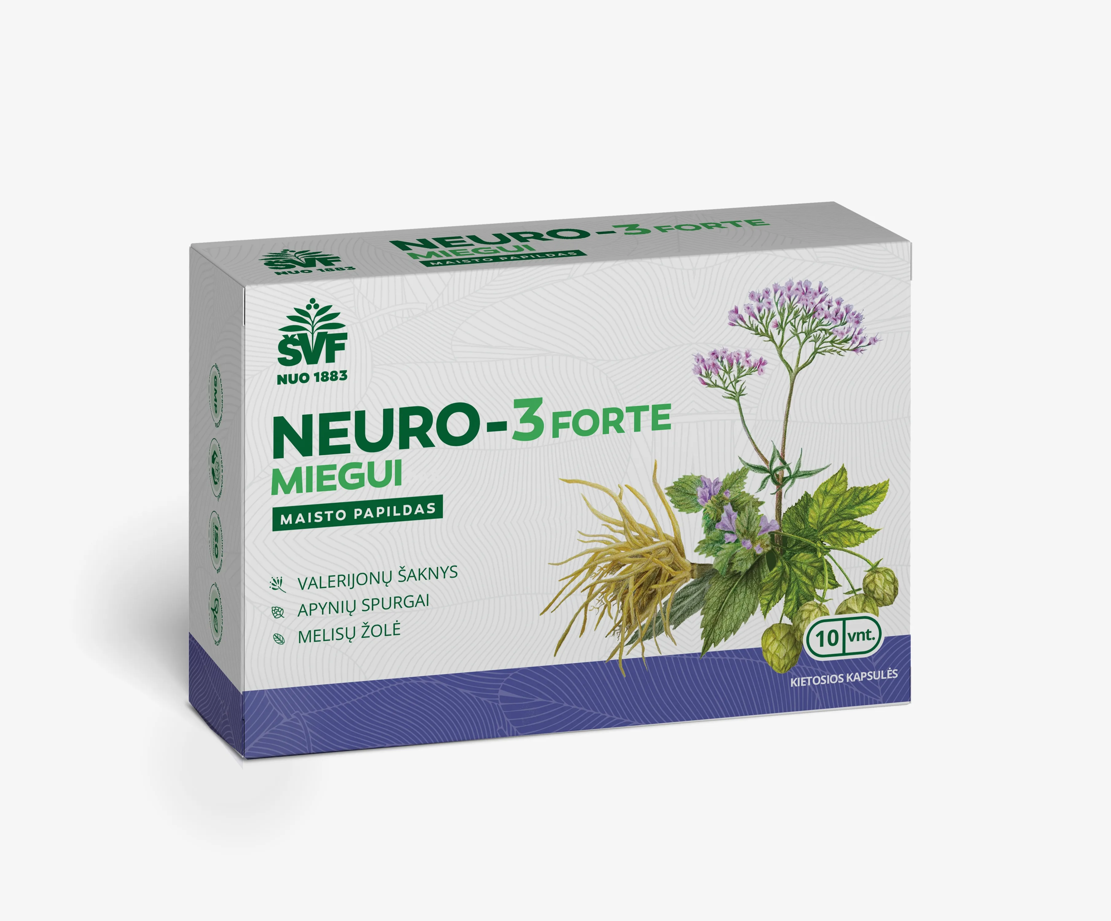 ŠVF NEURO-3 forte+ kapsulės N10 -  