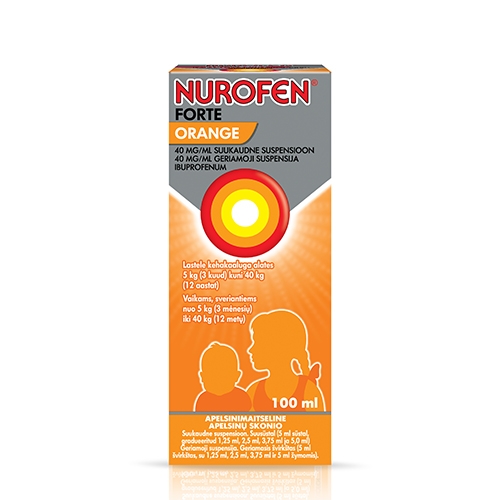 Nurofen Forte Orange 40mg/ml geriamoji suspensija100ml -  