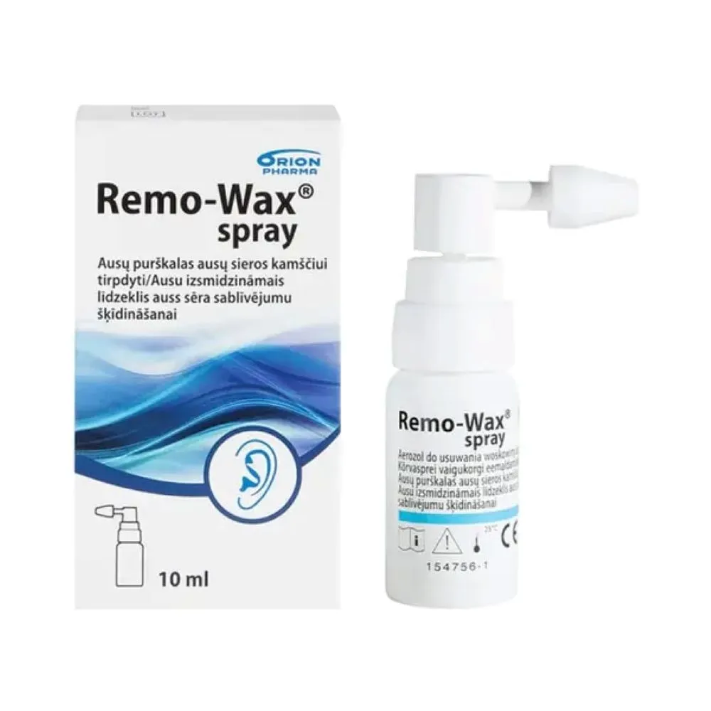 REMO-WAX SPRAY, ausų purškalas, 10ml -  