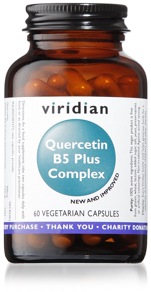 VIRIDIAN QUERCETIN B5 PLUS COMPLEX, N60 -  