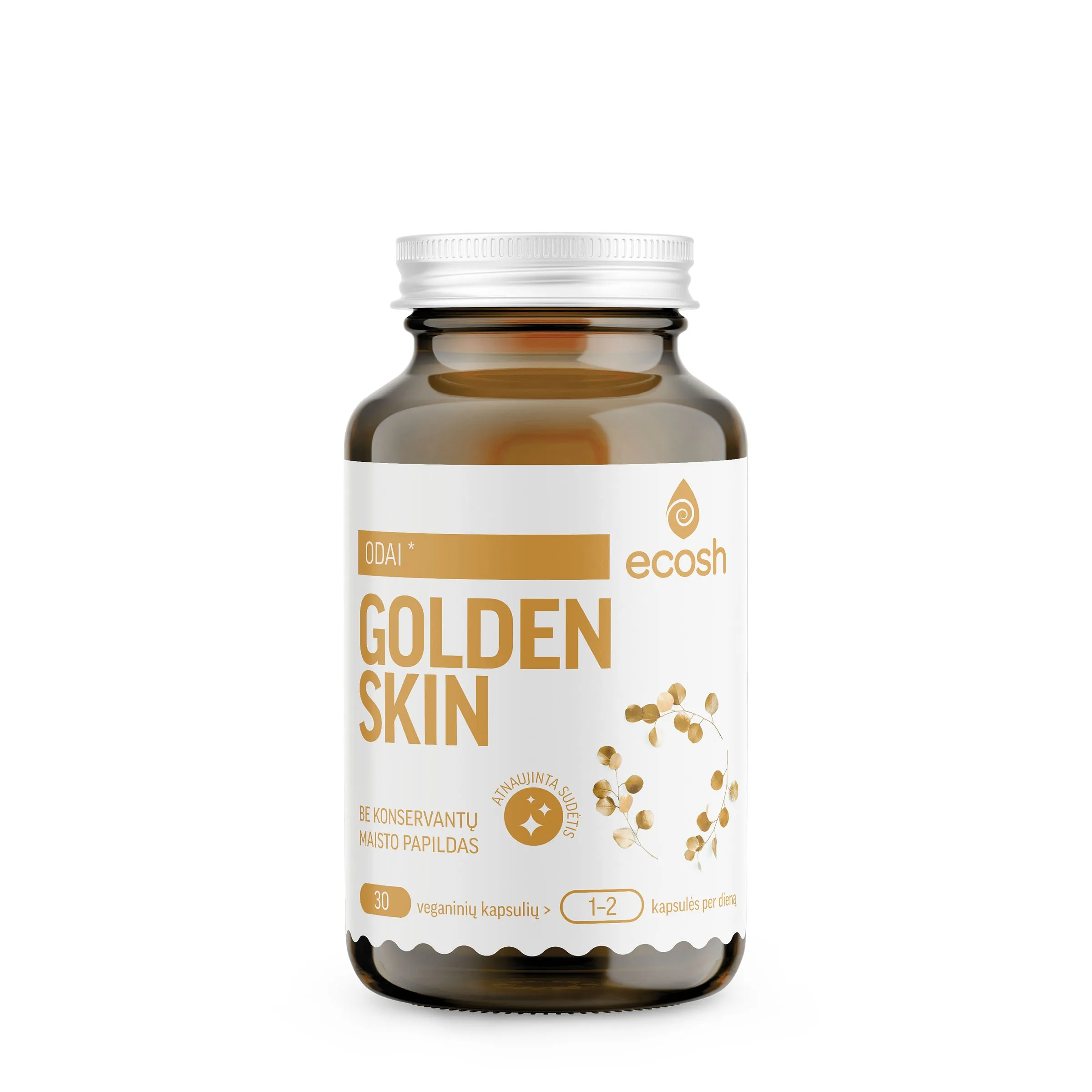 ECOSH Golden Skin, 30 kapsulių -  
