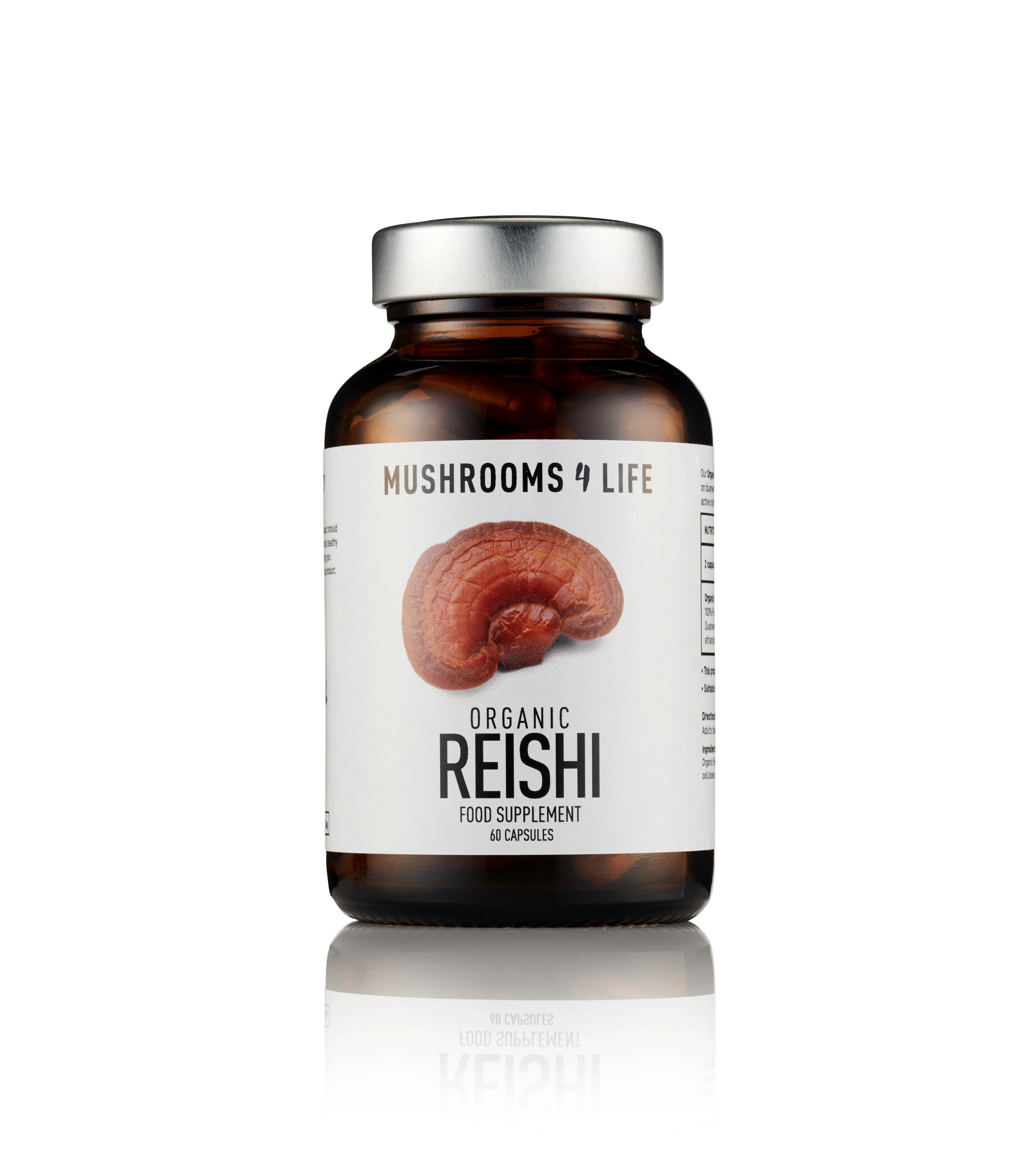 MUSHROOMS4LIFE ORGANIC REISHI, N60 -  