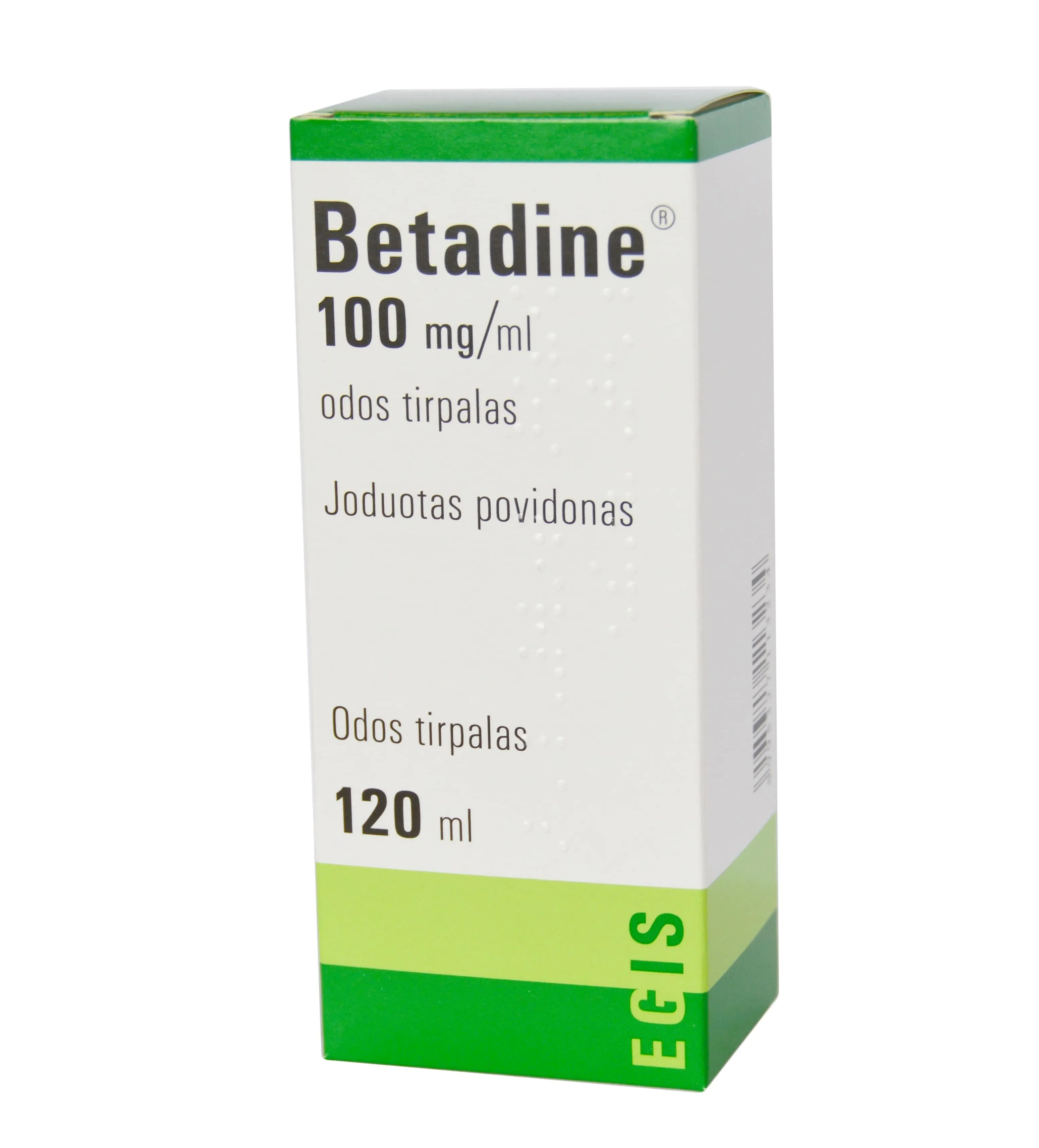 Betadine 100mg/ml odos tirp. 120ml N1 -  