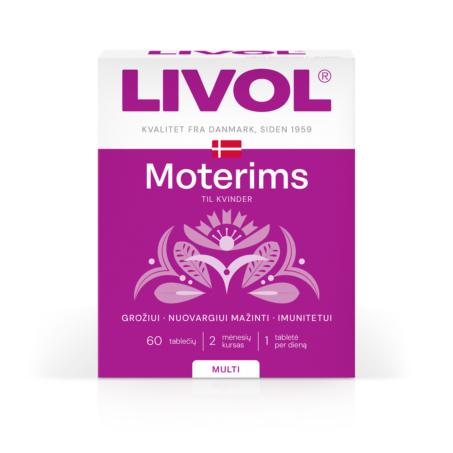 LIVOL MULTI vitaminai moterims, 60 tabl. -  2