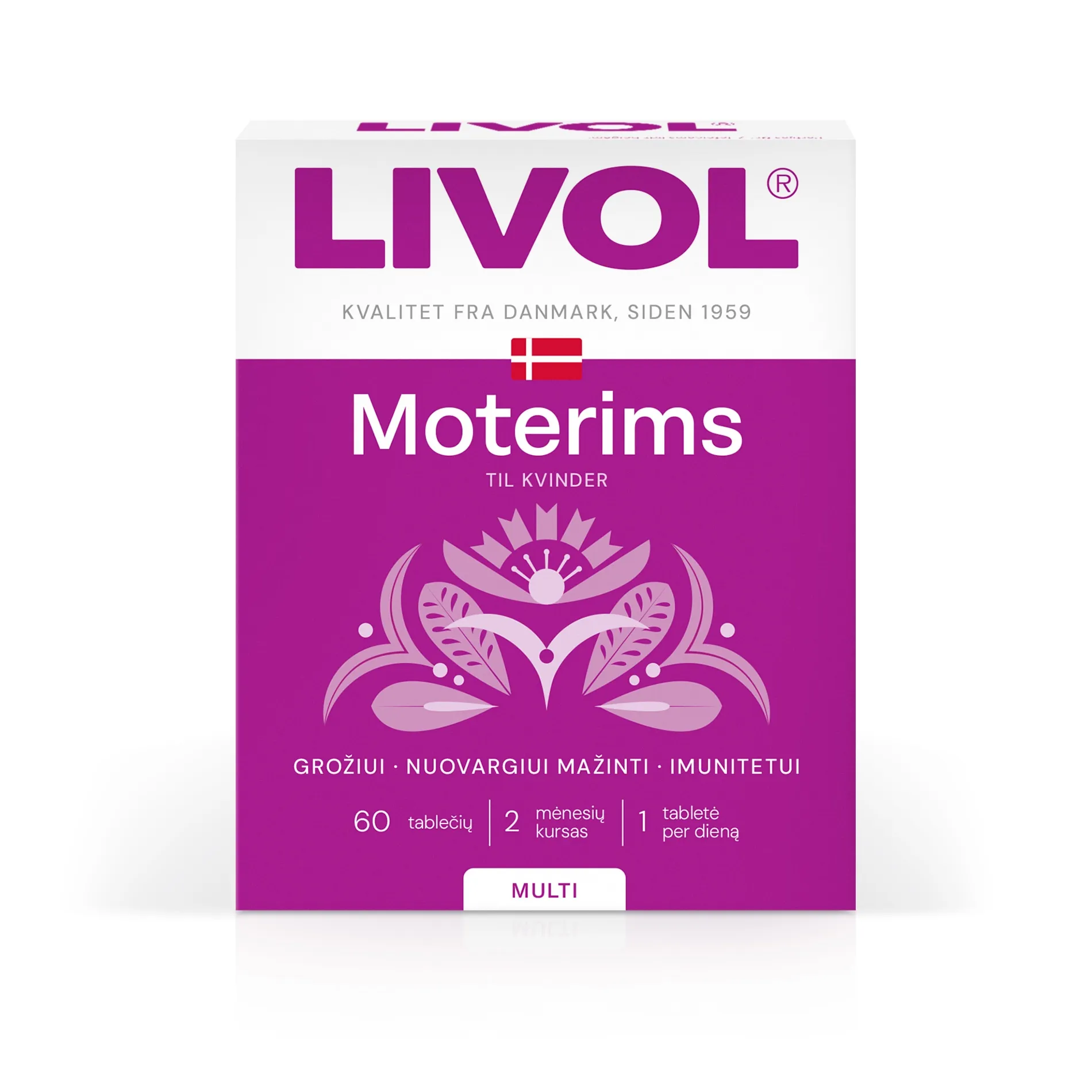 LIVOL MULTI vitaminai moterims, 60 tabl. -  2