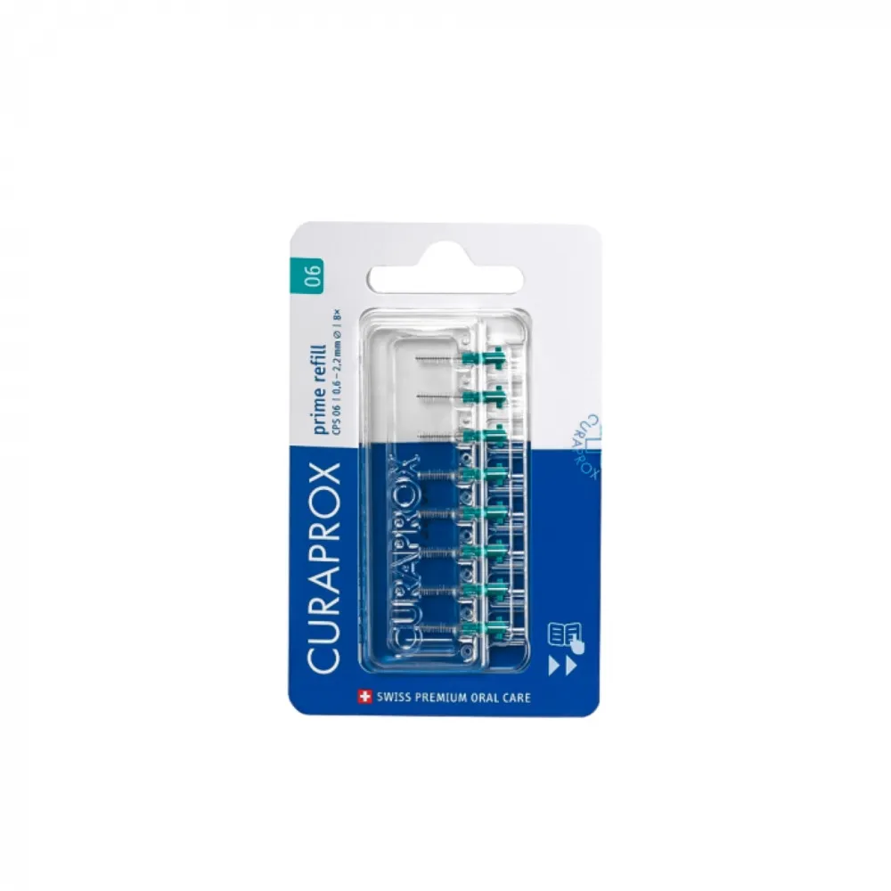 CURAPROX tarpdančių šepetėlių papildymas CPS PRIME REFILL 06, N8 -  