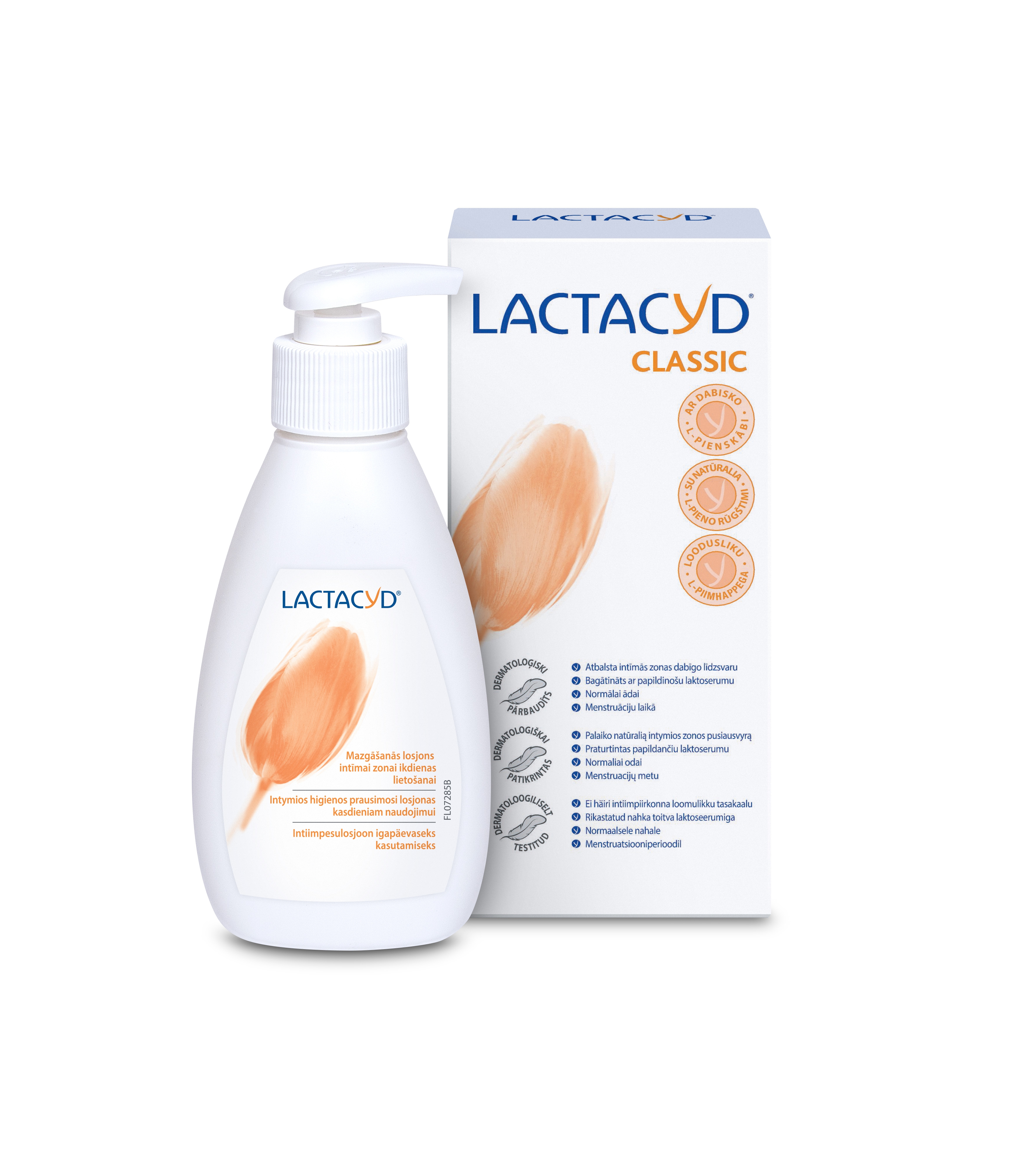 LACTACYD intymios higienos prausimosi losjonas CLASSIC, 200ml -  