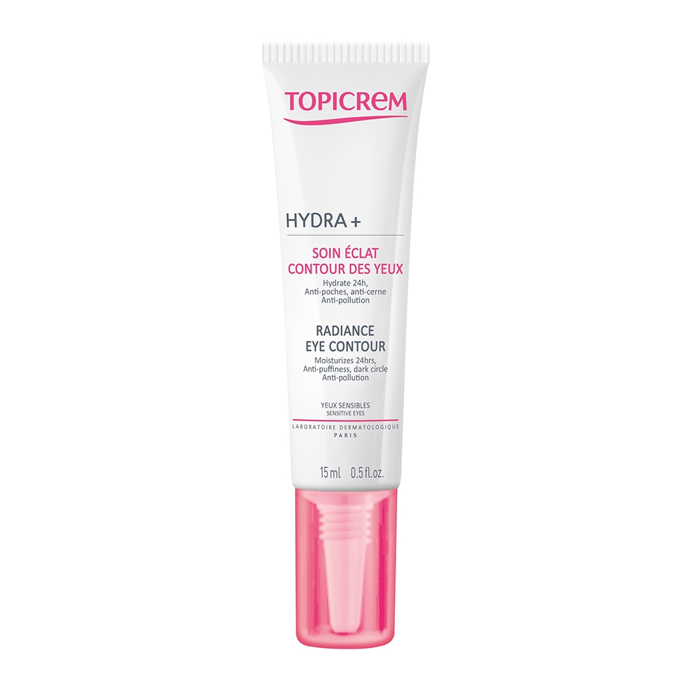 TOPICREM drėkinamasis paakių kremas HYDRA+ RADIANCE, 15ml -  