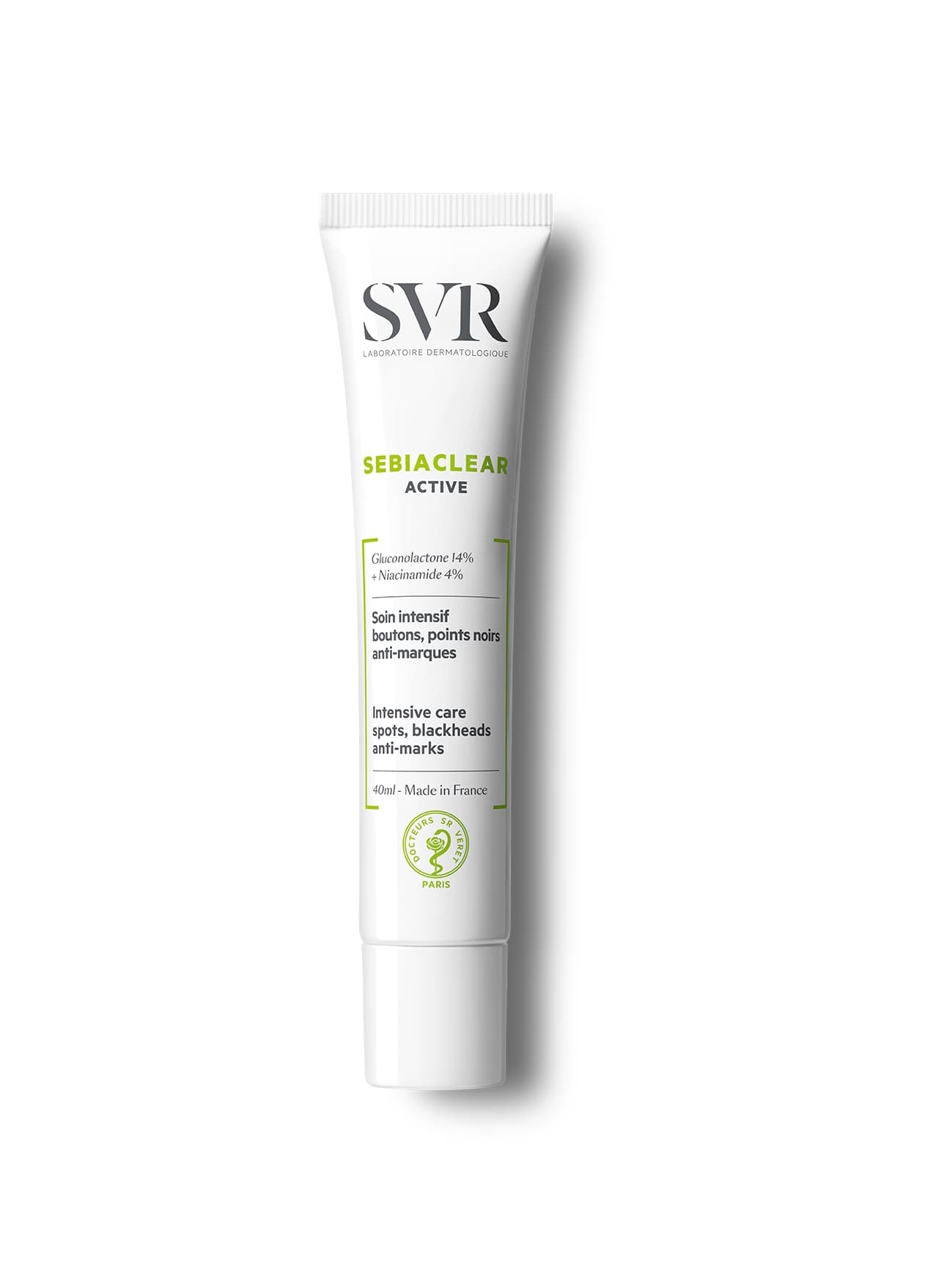 SVR veido kremas nuo aknės SEBIACLEAR ACTIVE, 40ml -  
