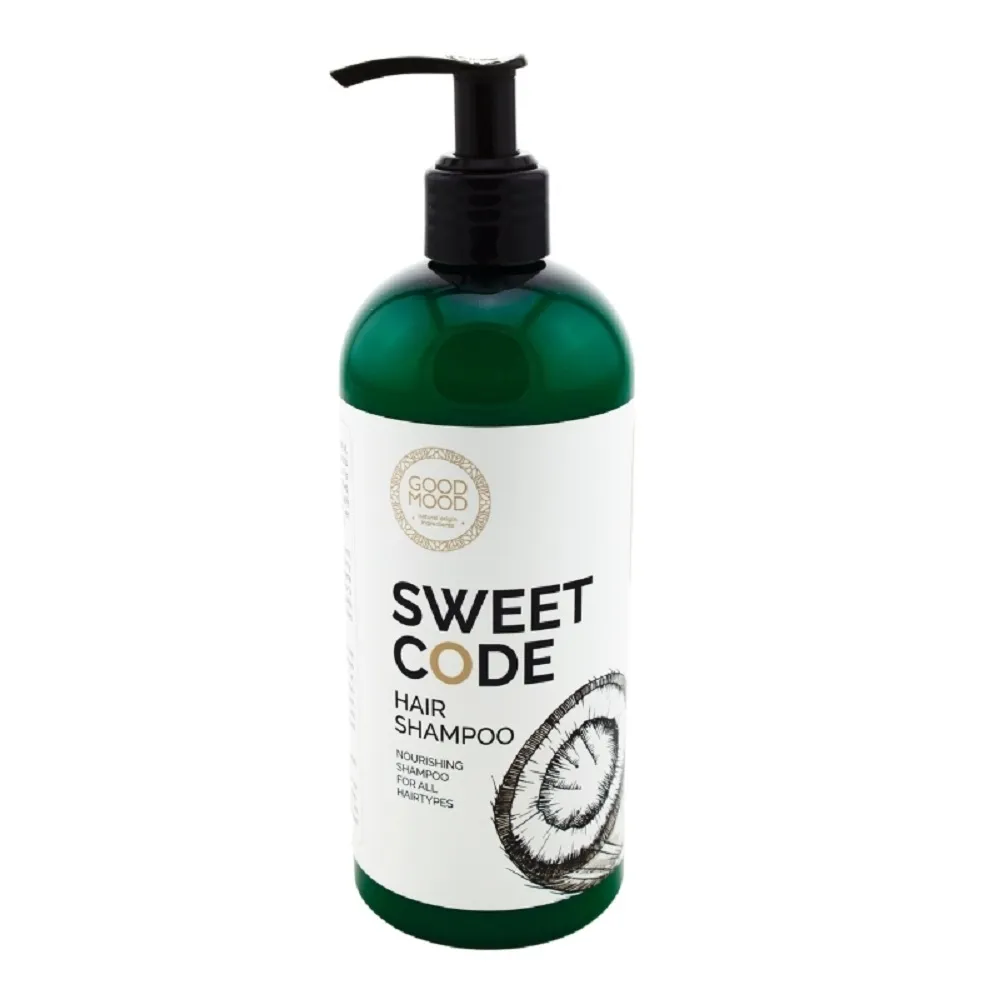 GOOD MOOD kokosų šampūnas visų tipų plaukams SWEET CODE, 400ml -  