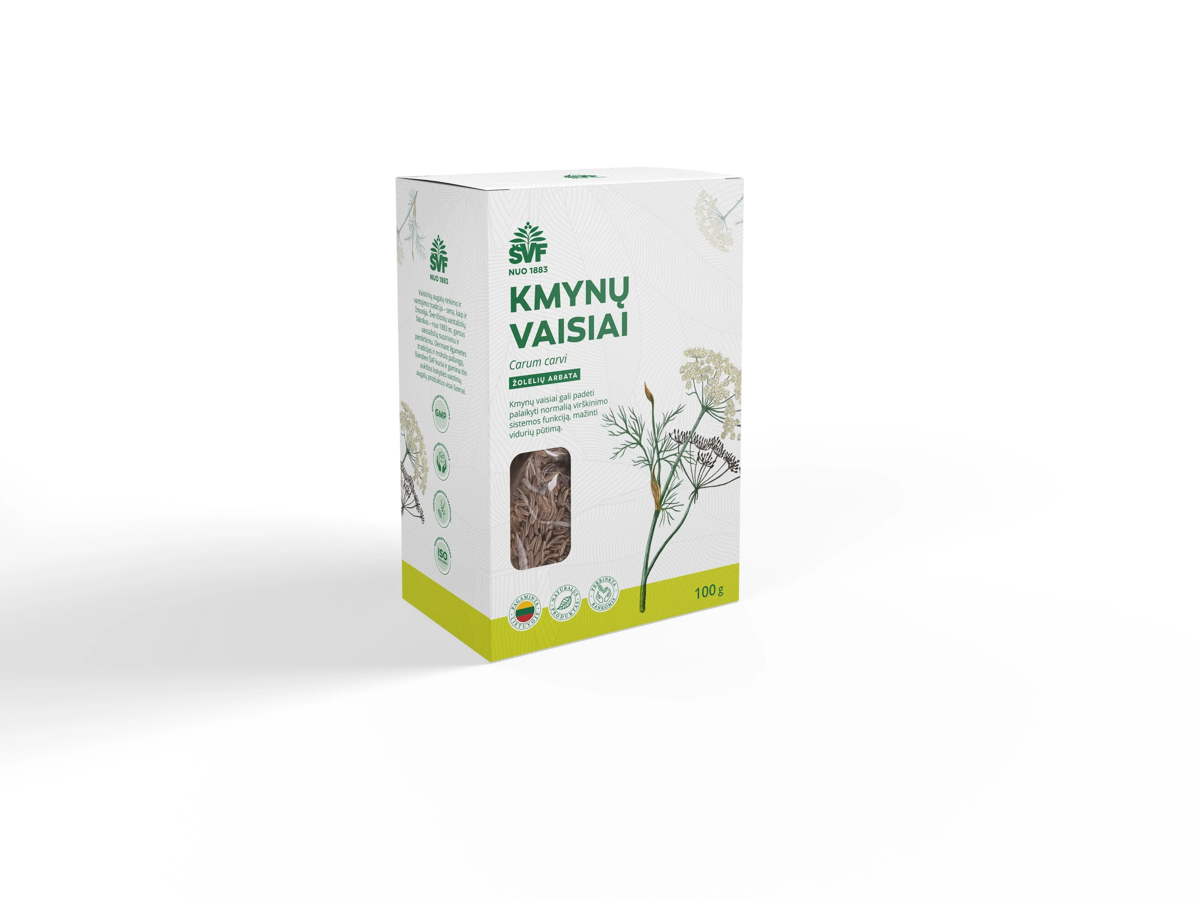 ŠVF žolelių arbata KMYNŲ VAISIAI, 100g -  