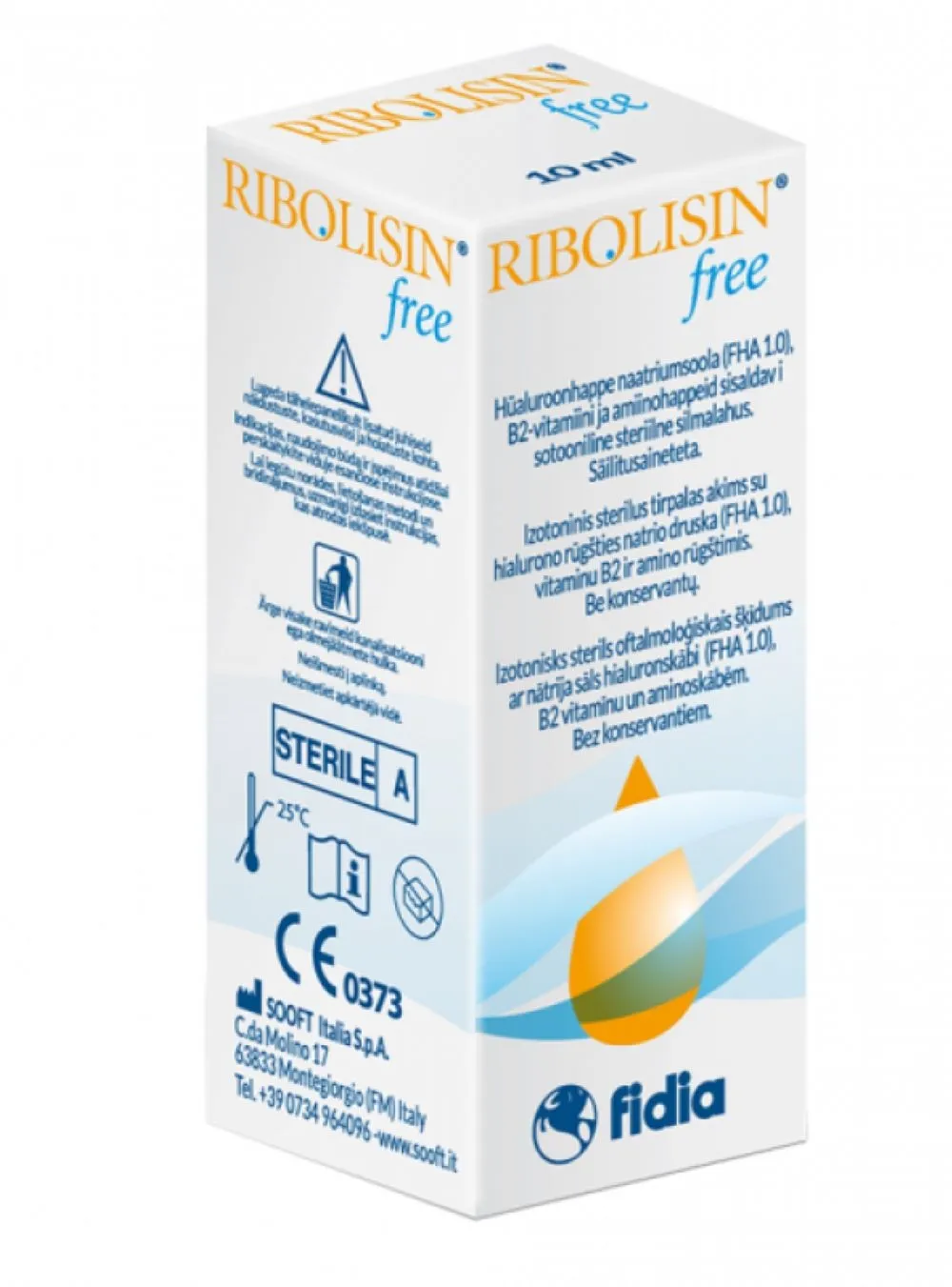RIBOLISIN akių lašai FREE, 100ml -  