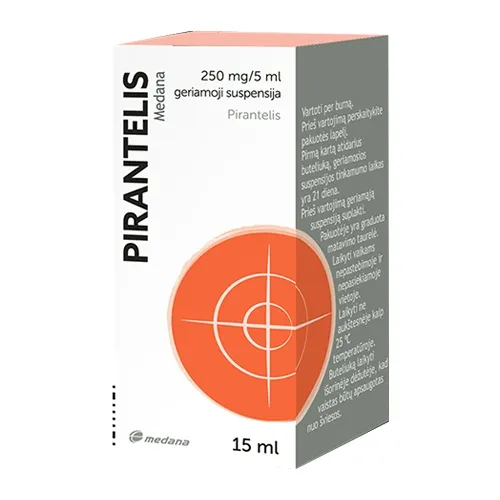 Pirantelis Medana 250mg/5ml susp.15ml N1 -  