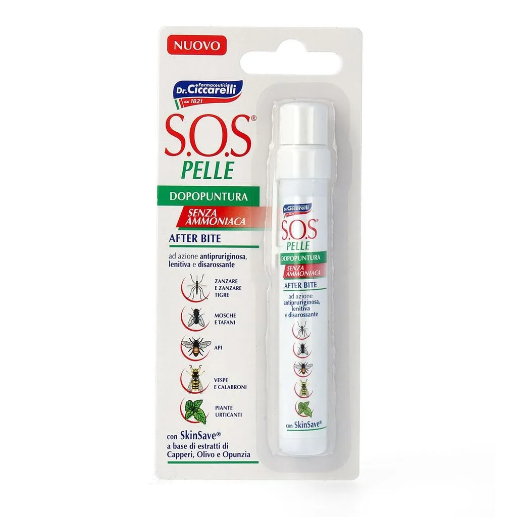 CICCARELLI pieštukas po vabzdžių įgėlimo SOS PELLE, 15ml -  