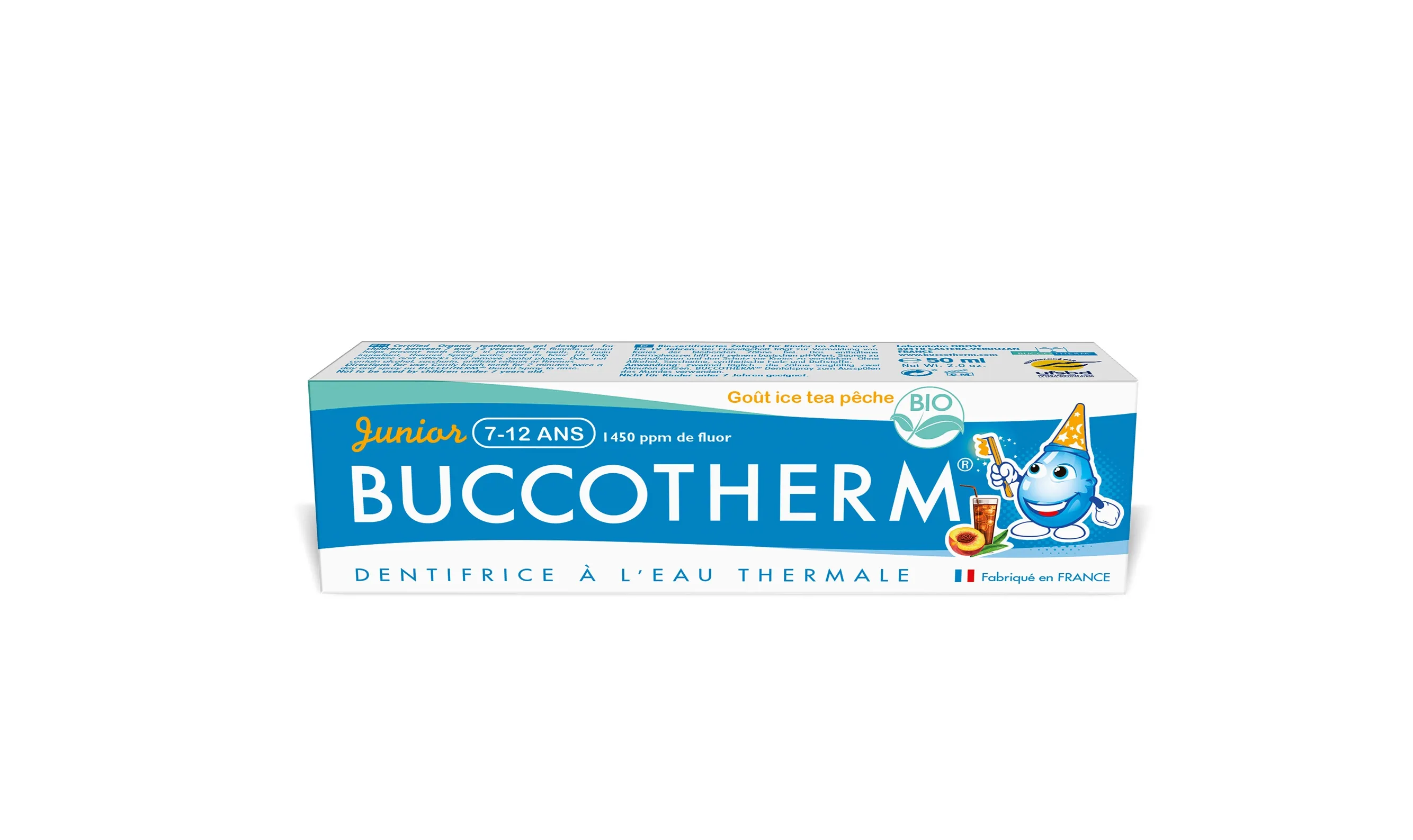 BUCCOTHERM dantų pasta-gelis 7-12 m. vaikams JUNIOR , 50ml -  2