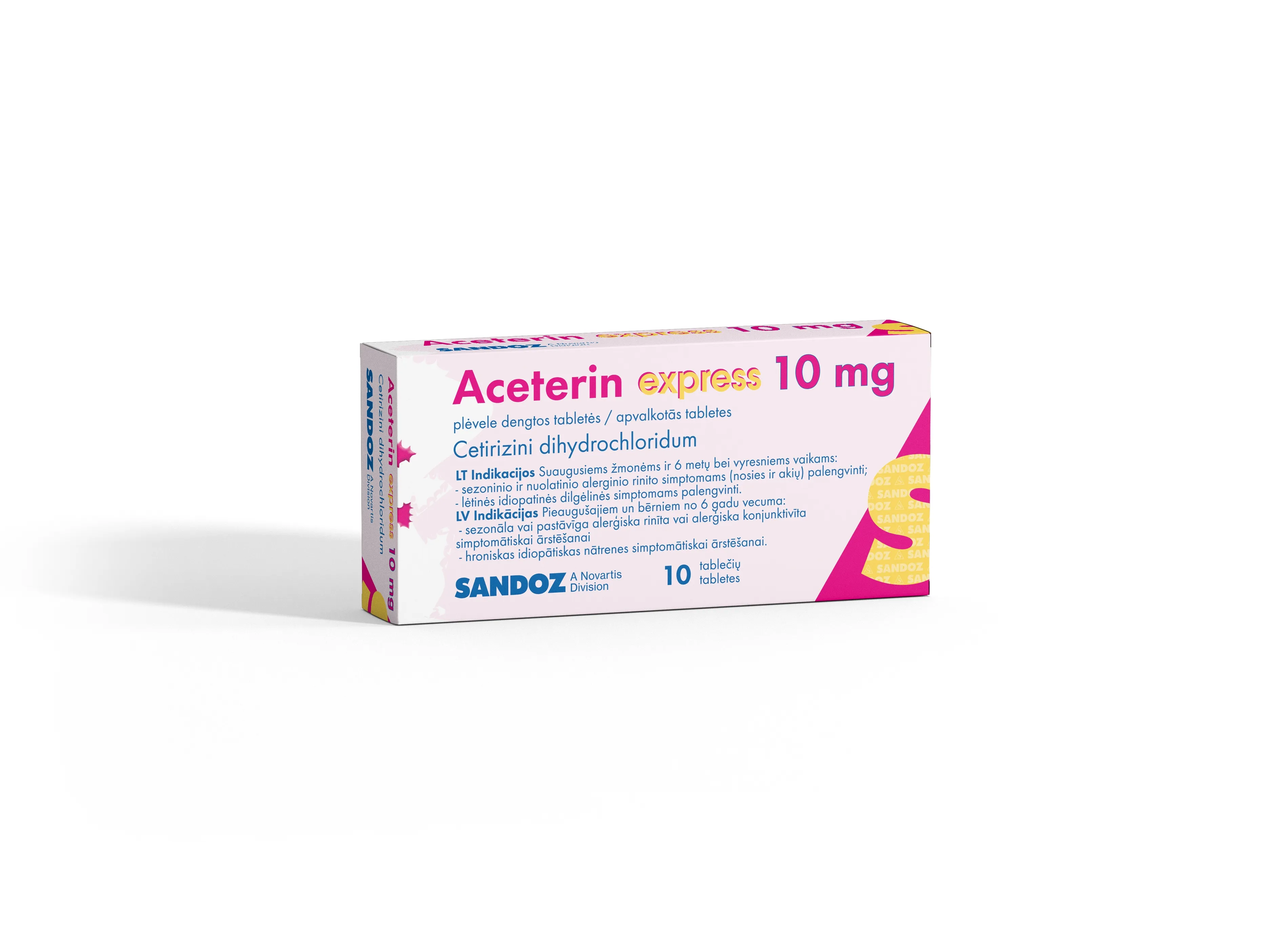 Aceterin express 10mg tab. N10 -  2