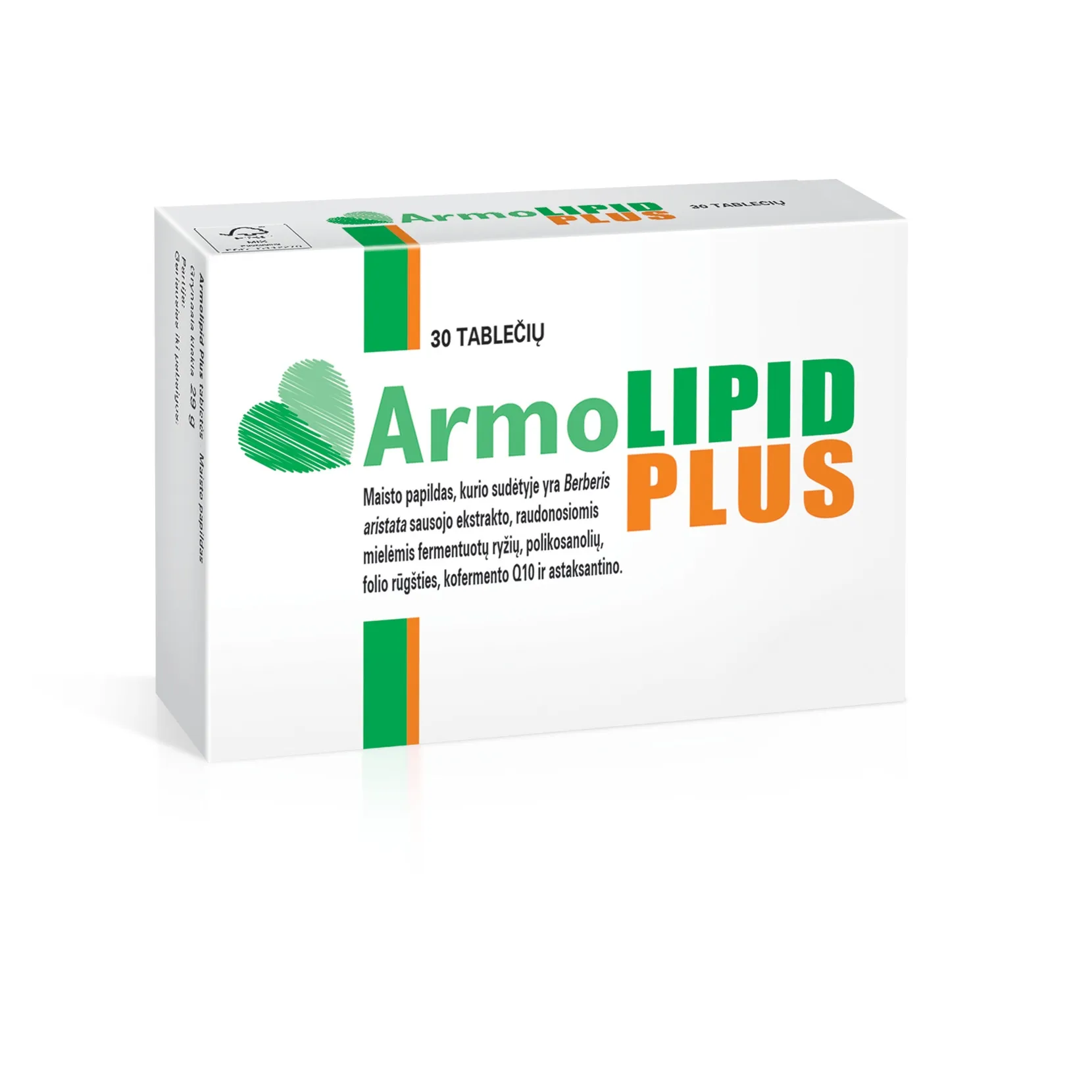 Armolipid Plus tabletės, N30 -  