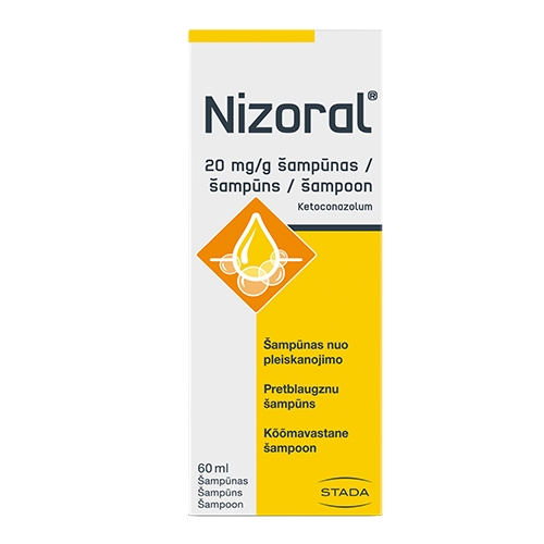 Nizoral 20mg/g šampūnas 60ml N1 -  