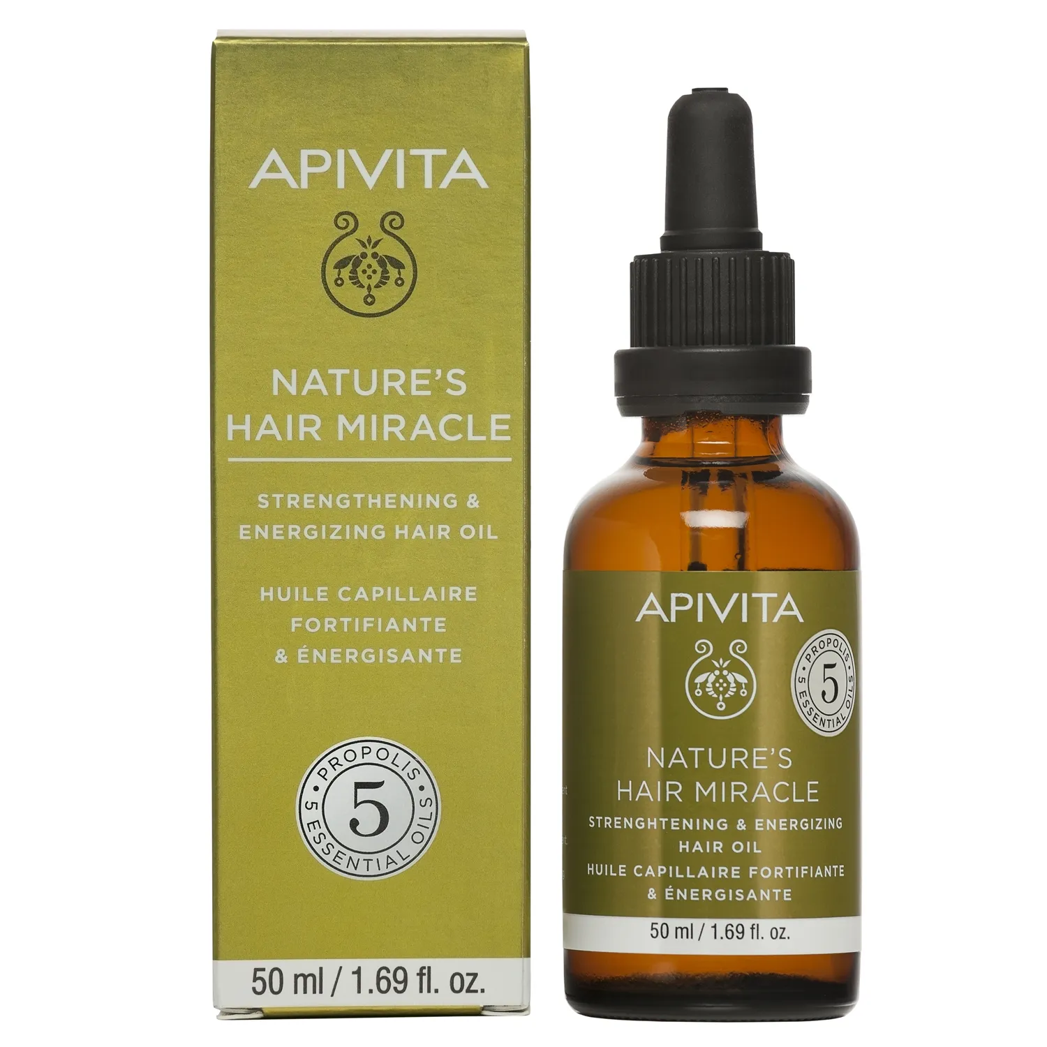 APIVITA plaukų aliejus HAIR MIRACLE, 50ml -  