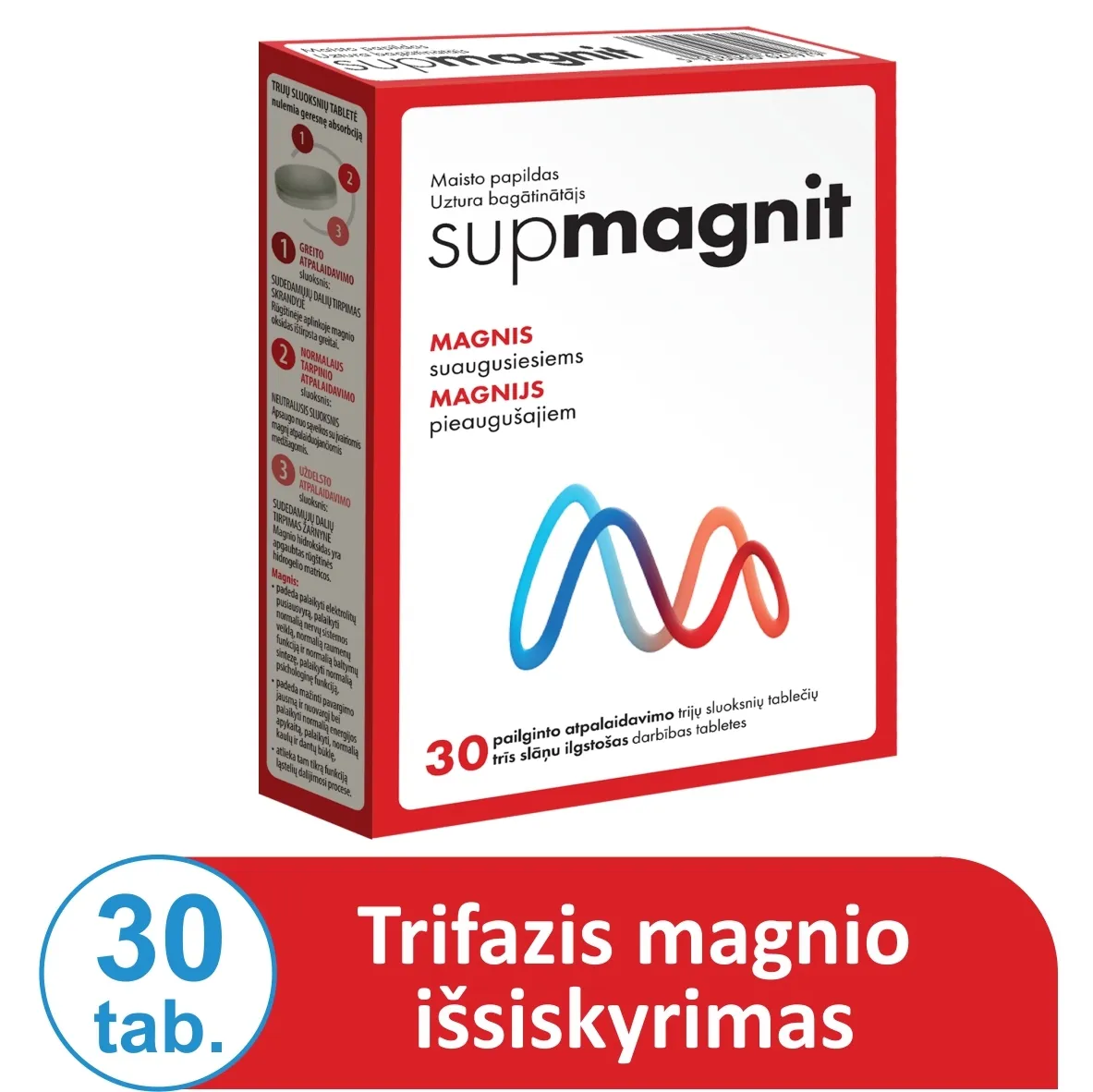 SUPMAGNIT, 30 tablečių -  