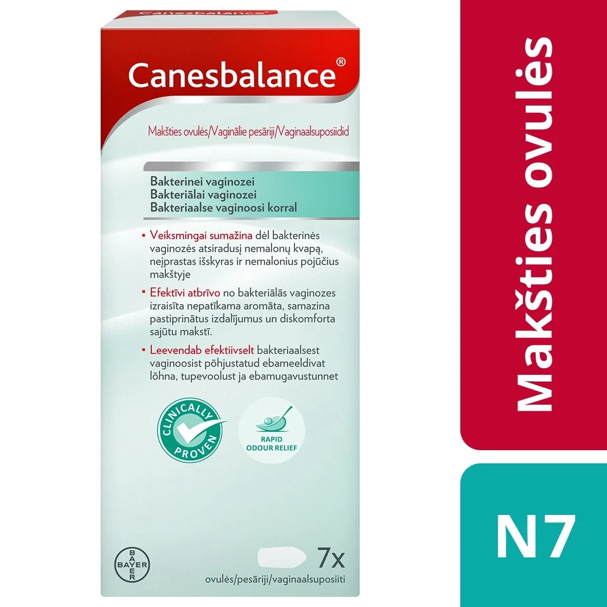 CANESBALANCE makšties ovulės, N7 -  1