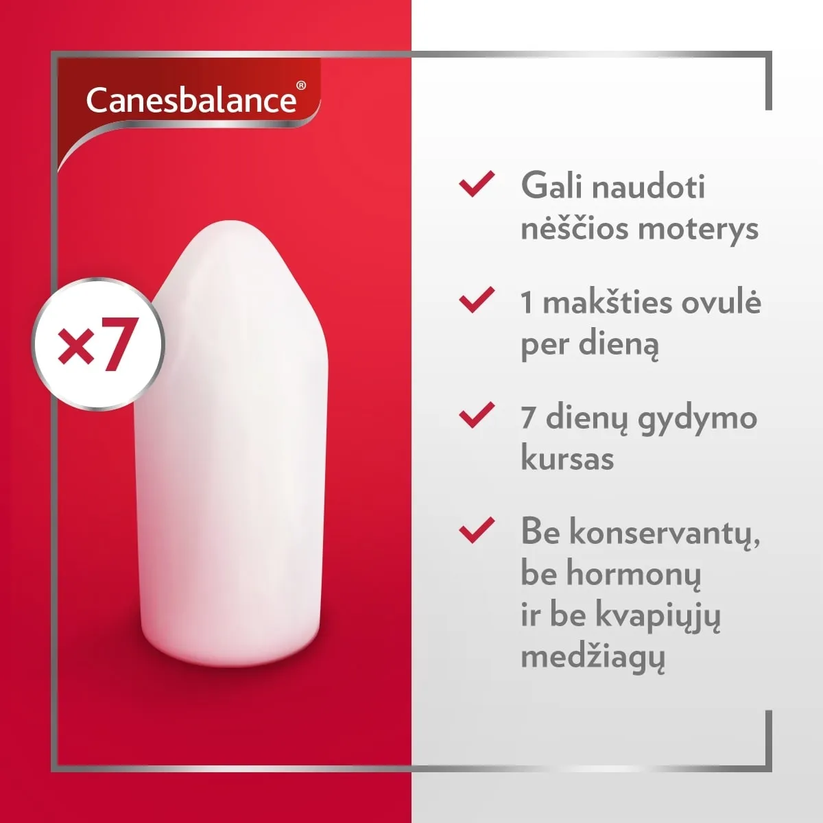 CANESBALANCE makšties ovulės, N7 -  4