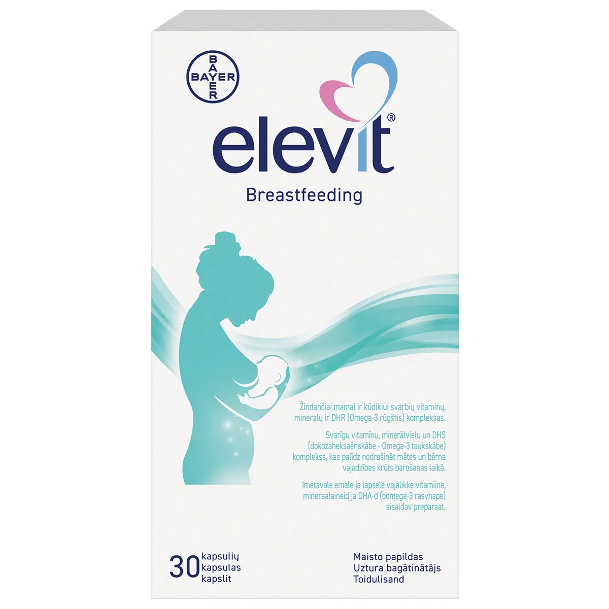 ELEVIT® BREASTFEEDING, 30 kapsulių -  3