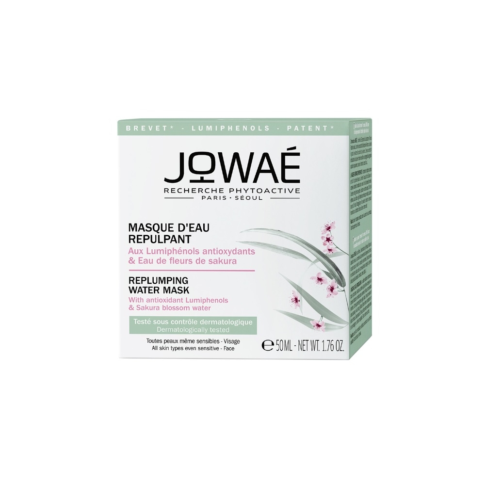 JOWAE atkuriamoji, drėkinamoji veido kaukė su sakurų hidrolatu, 50ml -  