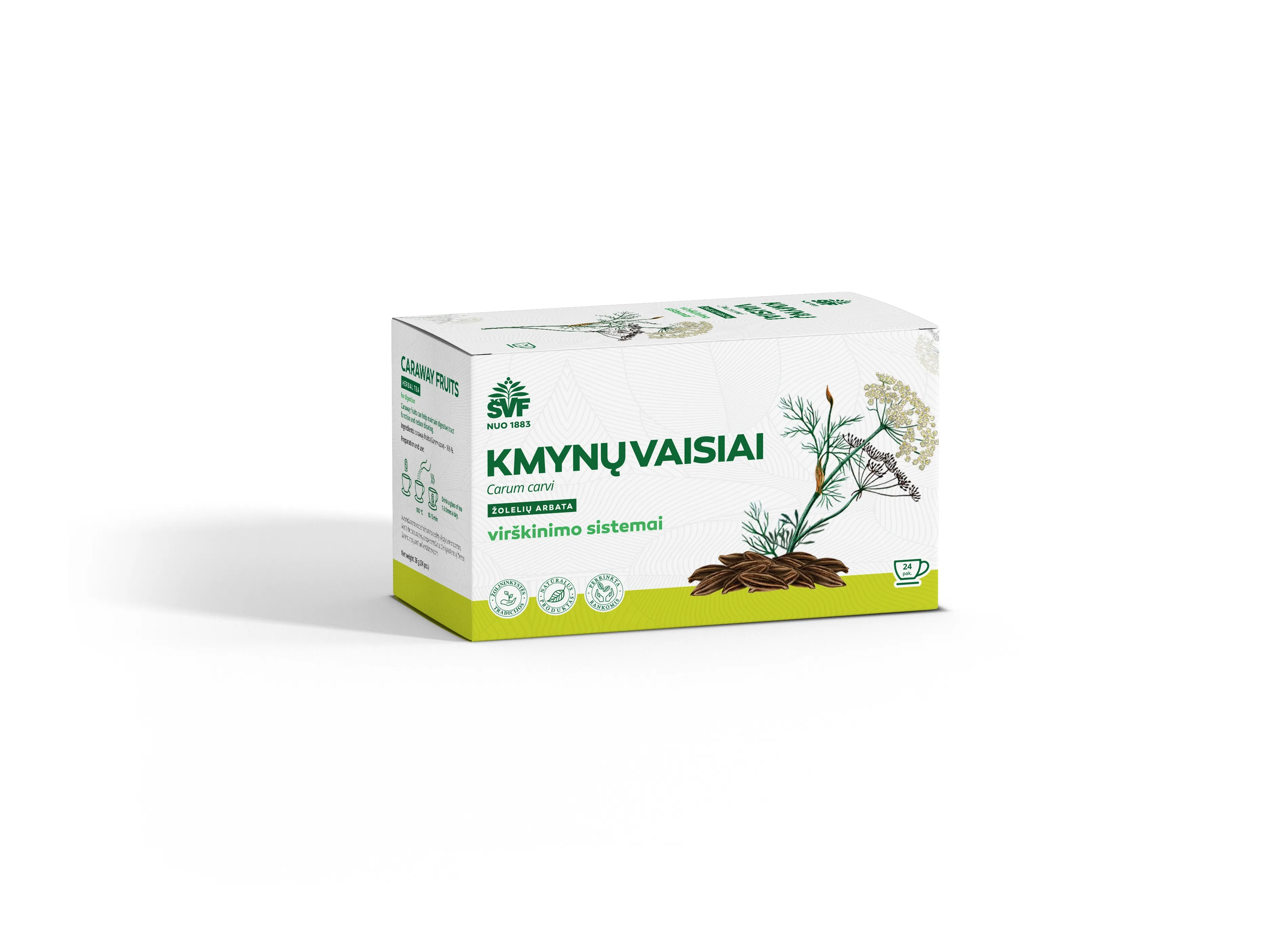 ŠVF žolelių arbata KMYNŲ VAISIAI, 1.5g x N24 -  