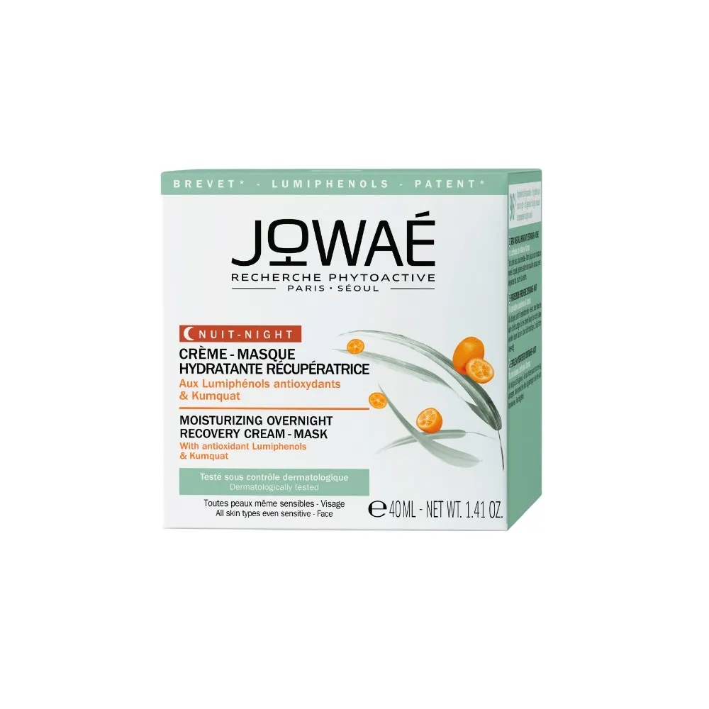 JOWAE naktinis drėkinamasis atkuriamasis kremas-kaukė, 40ml -  