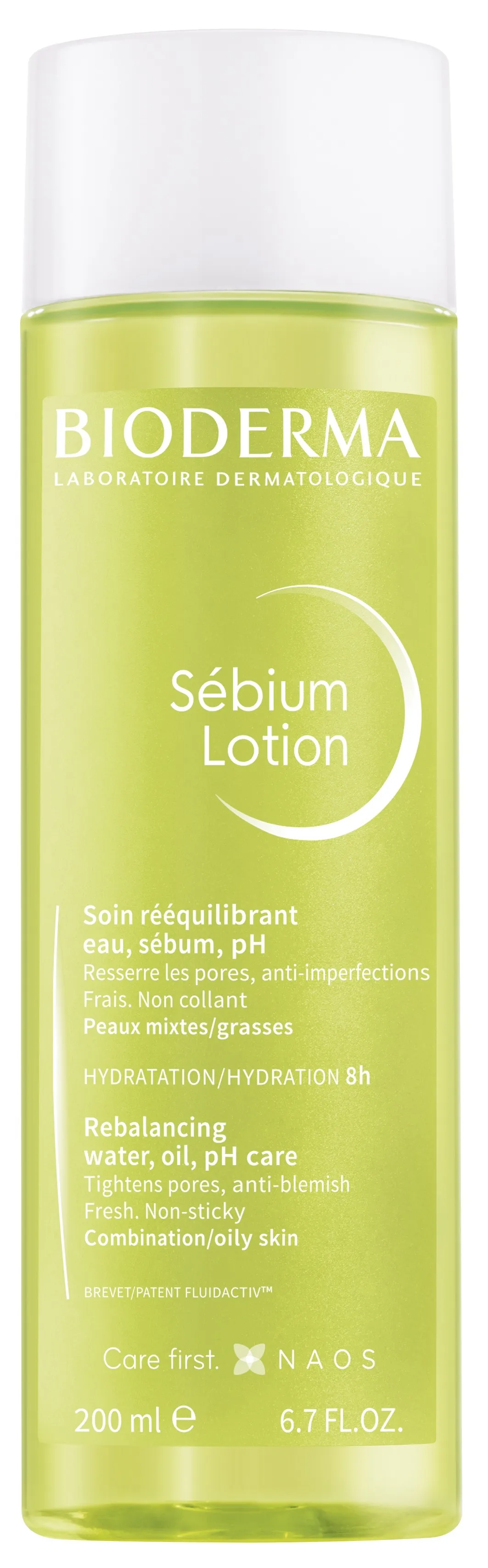 BIODERMA veido losjonas mišriai, riebiai odai SÉBIUM LOTION, 200 ml -  