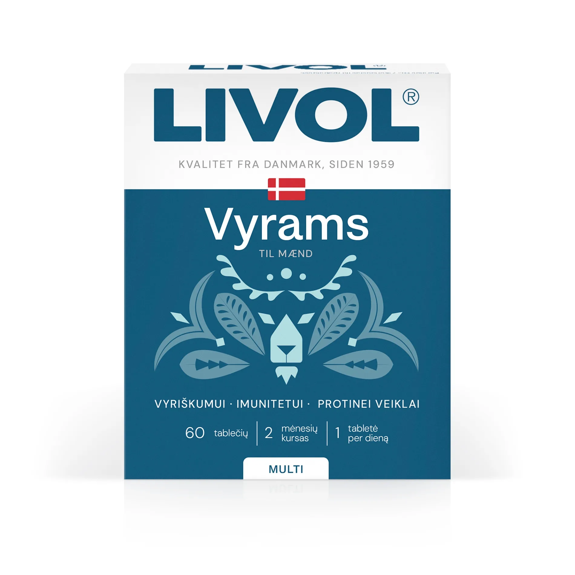 LIVOL MULTI vitaminai vyrams, 60 tabl. -  2