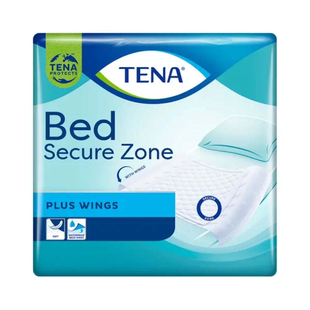 TENA paklotai BED SECURE ZONE PLUS WINGS, 180 x 80 cm, N20 -  