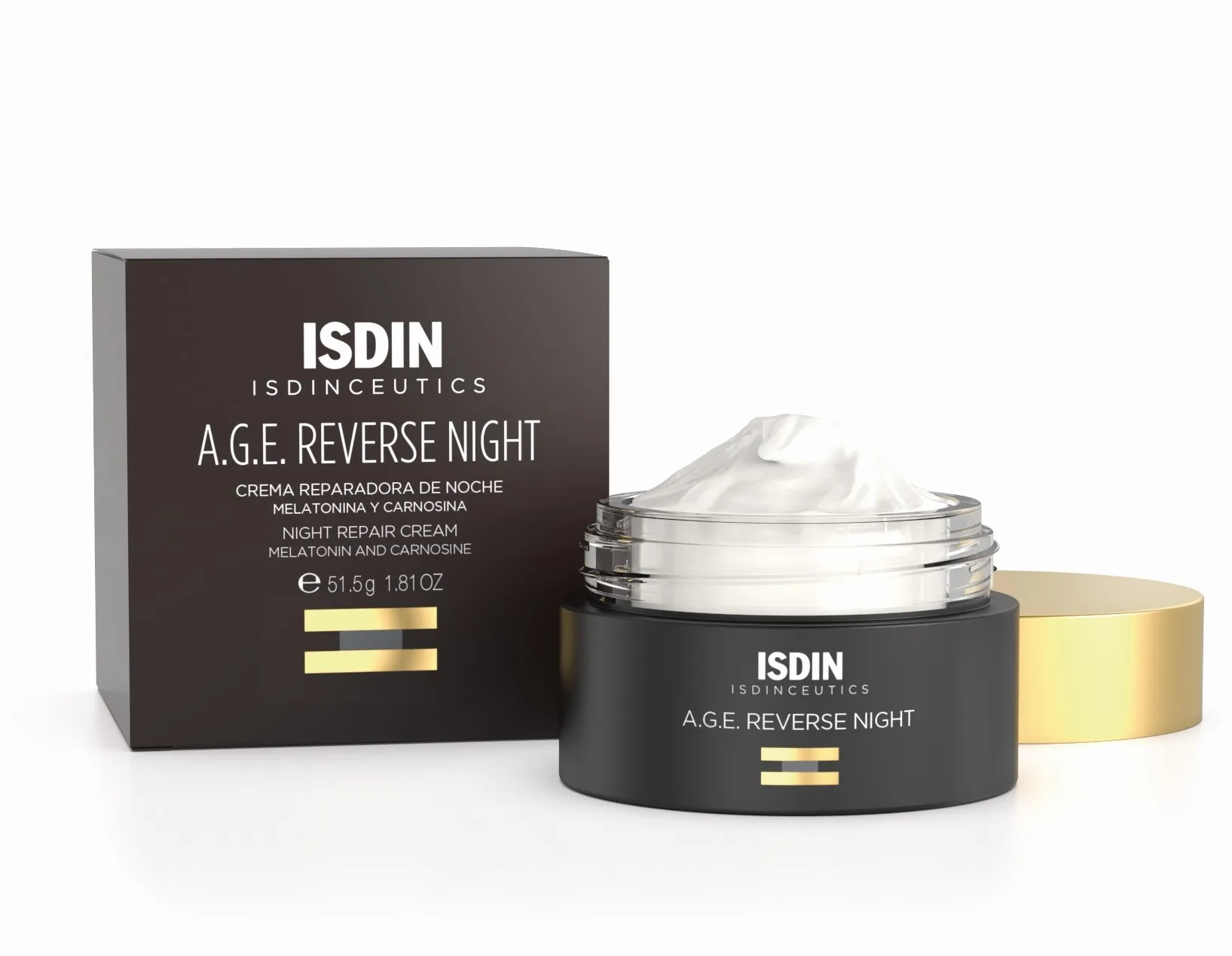 ISDIN atkuriamasis naktinis veido kremas A.G.E. REVERSE NIGHT, 50ml -  