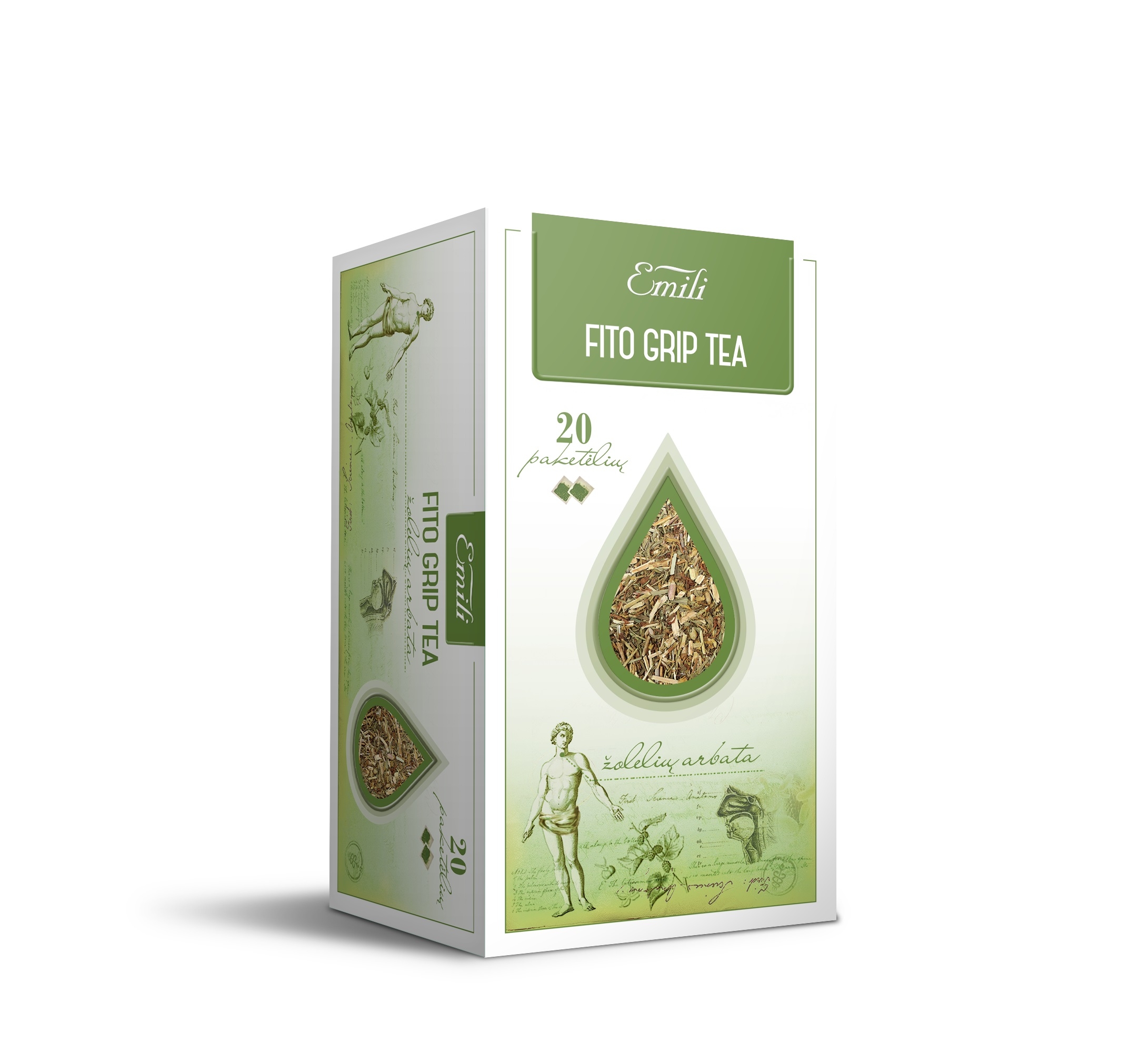 EMILI arbata FITO GRIP, 1.5g N20 -  