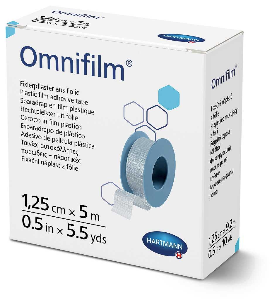 Omnifilm skaidrus fiksuojantis pleistras, 1.25cm x 5m, 1 vnt. -  