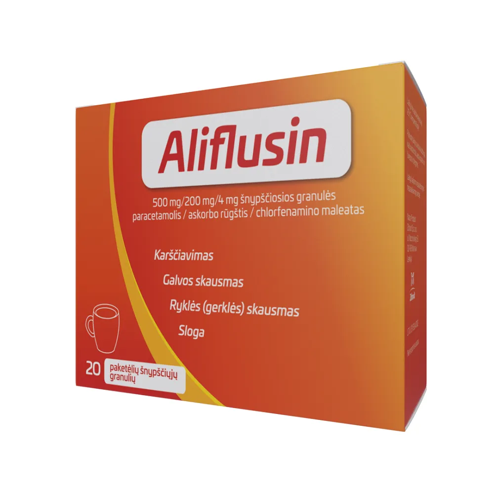 Aliflusin 500mg/200mg/4mg šnypšč.tabletės N20 -  
