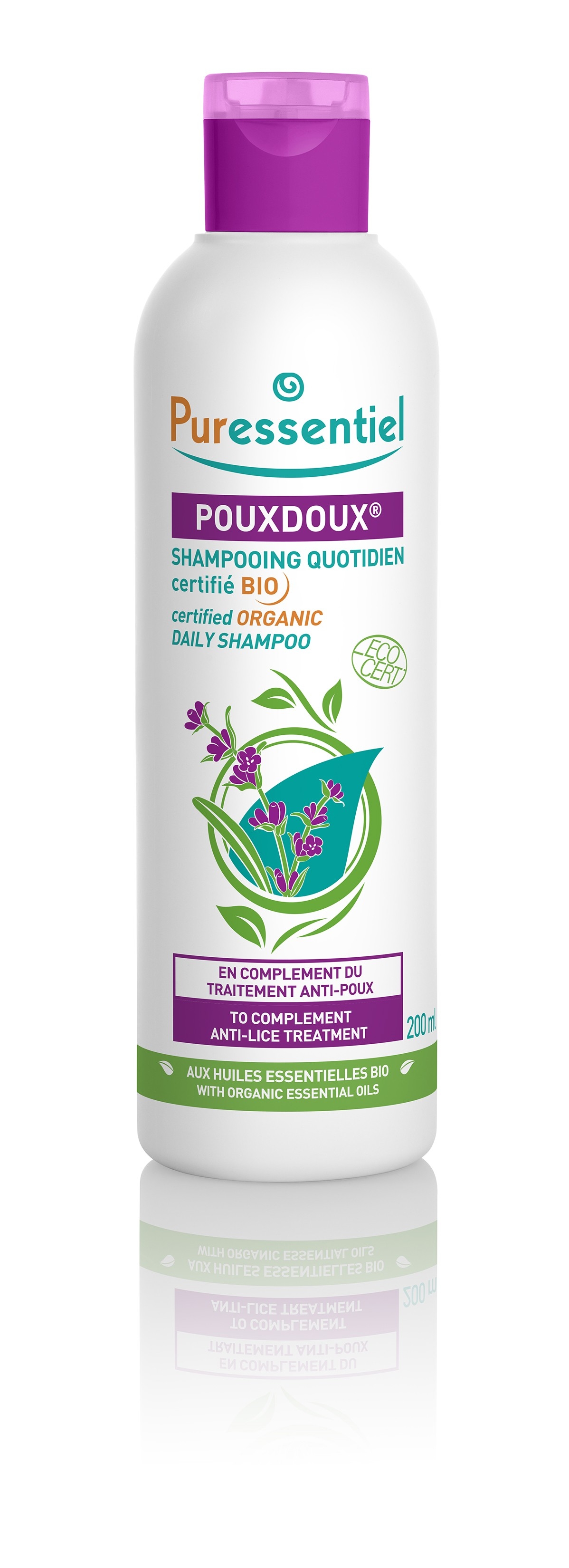 PURESSENTIEL šampūnas nuo utėlių, 200 ml -  