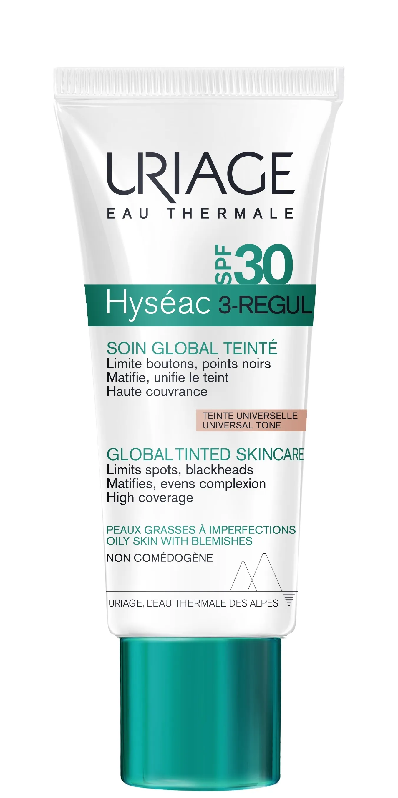 URIAGE tonins kremas HYSEAC 3-REGUL GLOBAL SPF30, 40ml -  