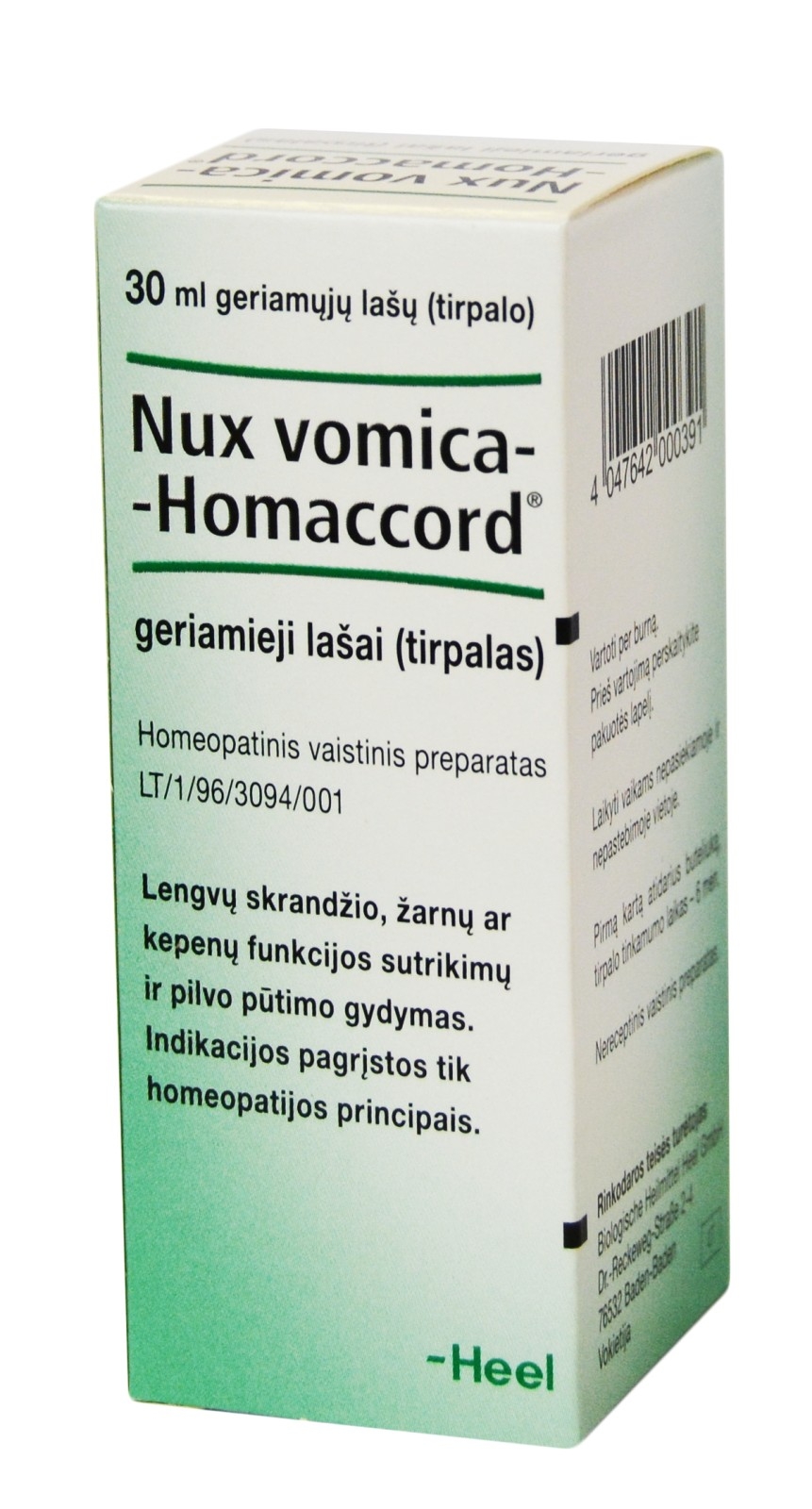 Nux Vomica-Homaccord lašai 30ml N1 -  