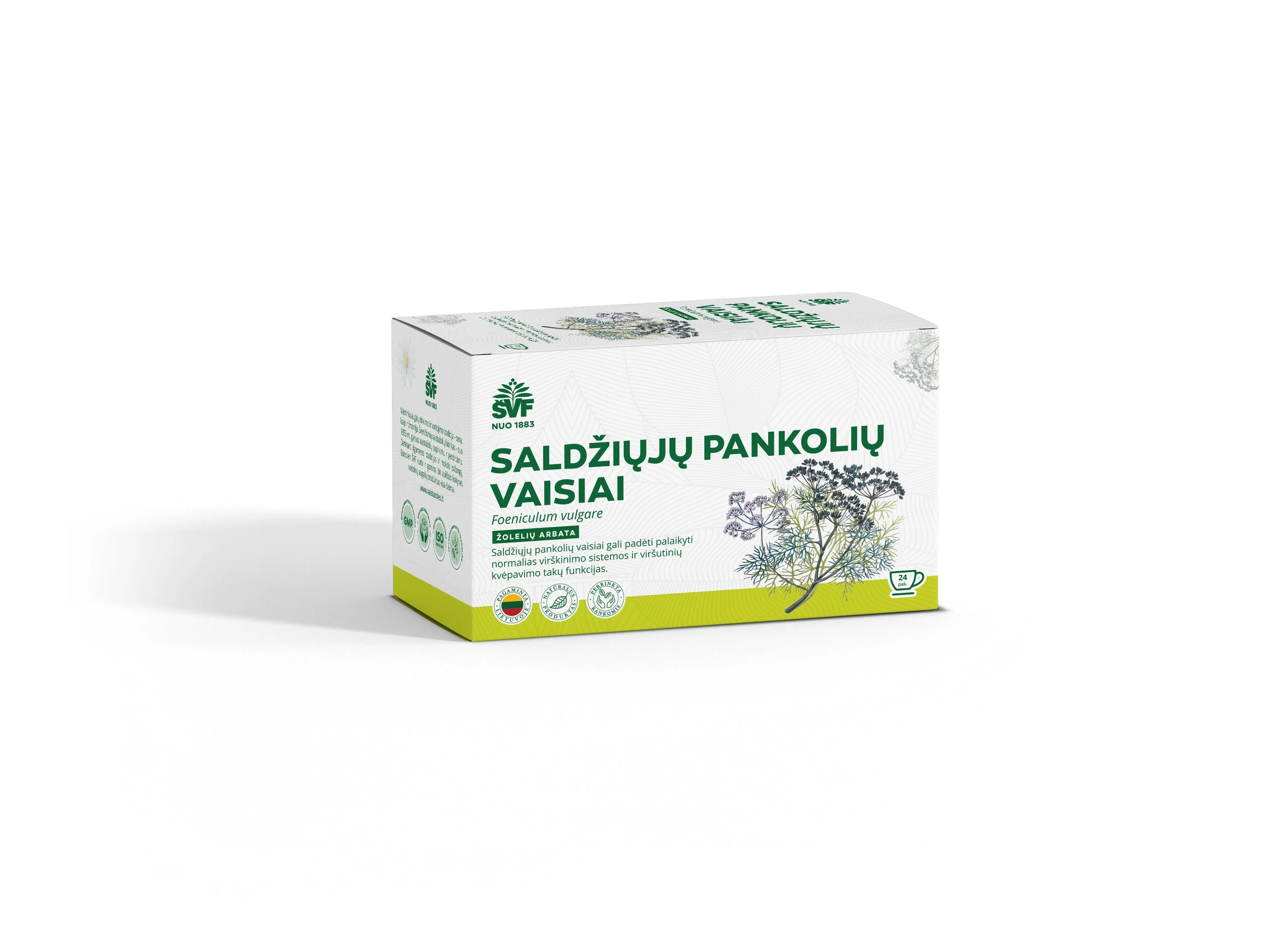 ŠVF žolelių arbata SALDŽIŲJŲ PANKOLIŲ VAISIAI, 1,5g x N24 -  