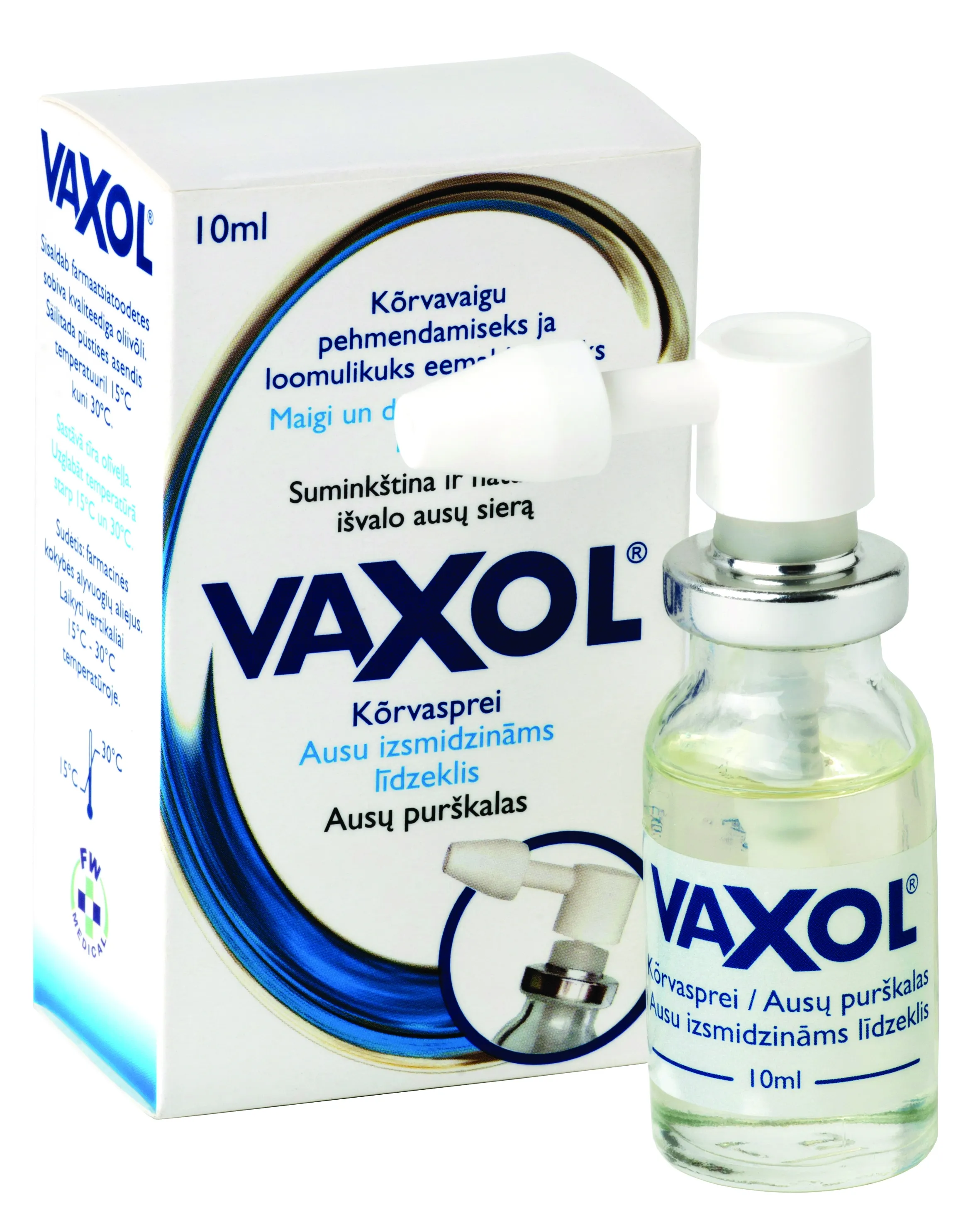 VAXOL ausų purškalas, 10ml -  