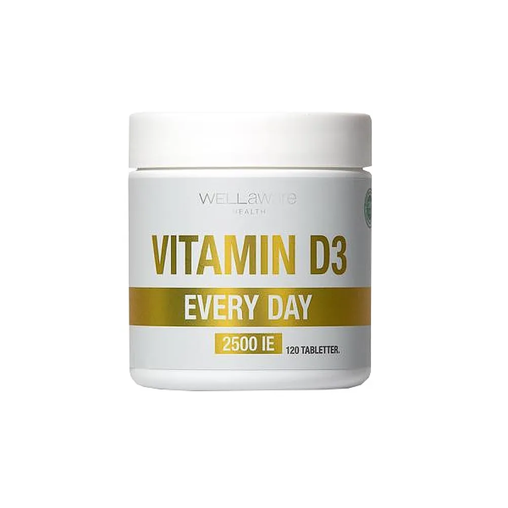 WELLAWARE VITAMIN D3, 120 tablečių -  