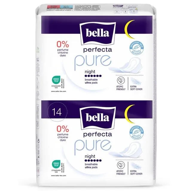 BELLA PERFECTA PURE NIGHT, higieniniai paketai, N14 -  1